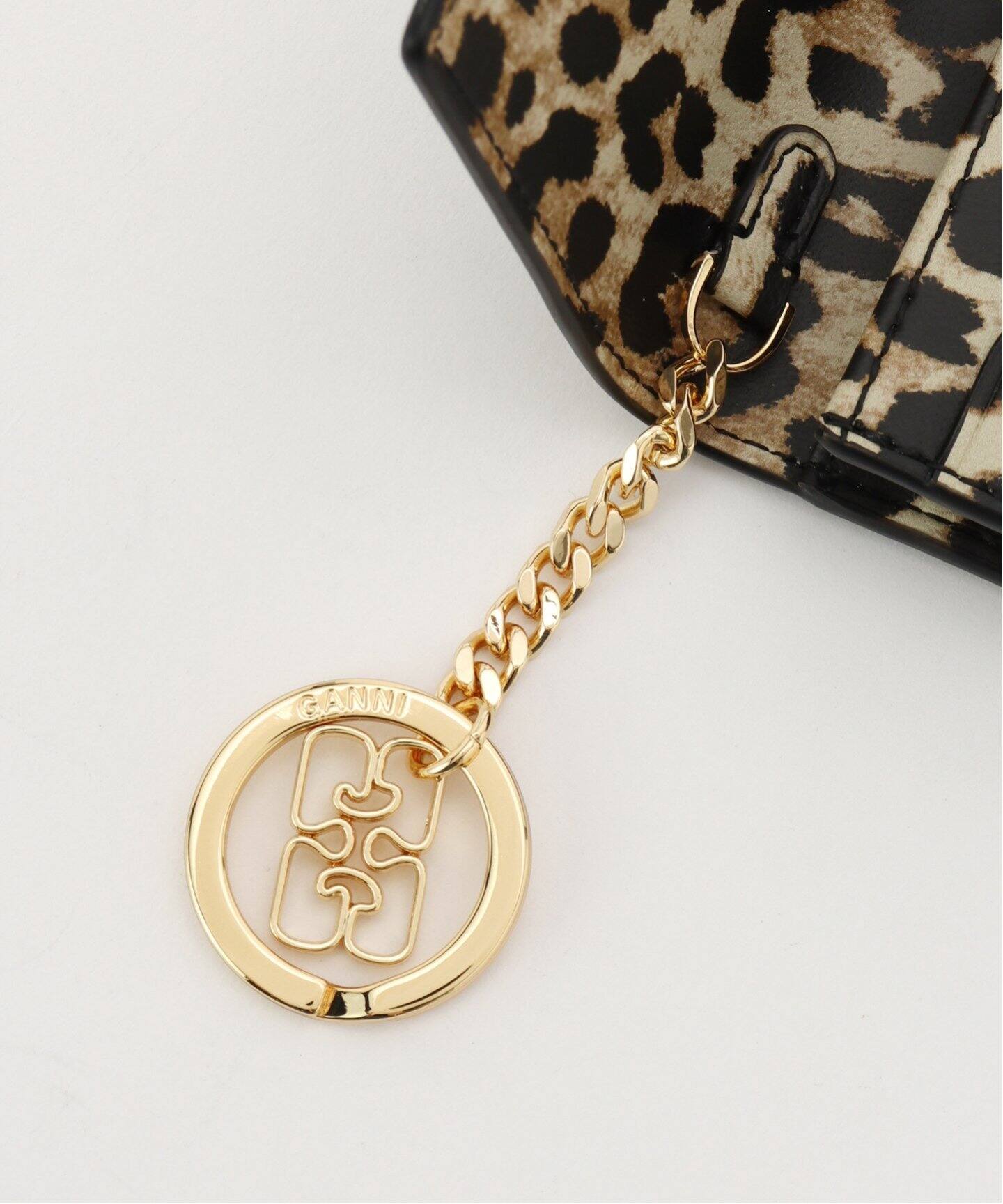 GANNI/ガニー】Bou Card Holder With Flap Print：カードケース