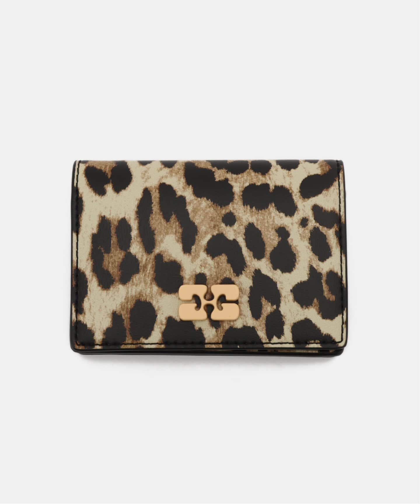 【国内発関税無】GANNI ガニー アニマル ボウ カードケース GANNI/Animal Ganni Bou Card Holder With Flap / A6776 / A6777