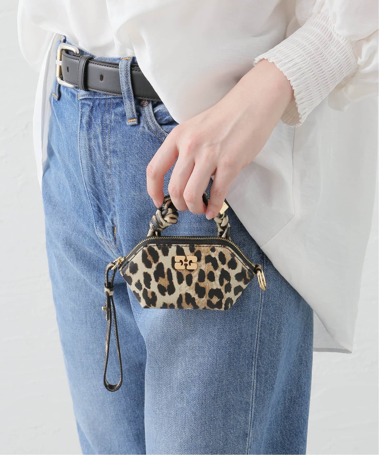 ハンドバッグ GANNI Bou Bag Nano セール】Ganni Bou Bag Nano Print Dots（ハンドバッグ）｜GANNI