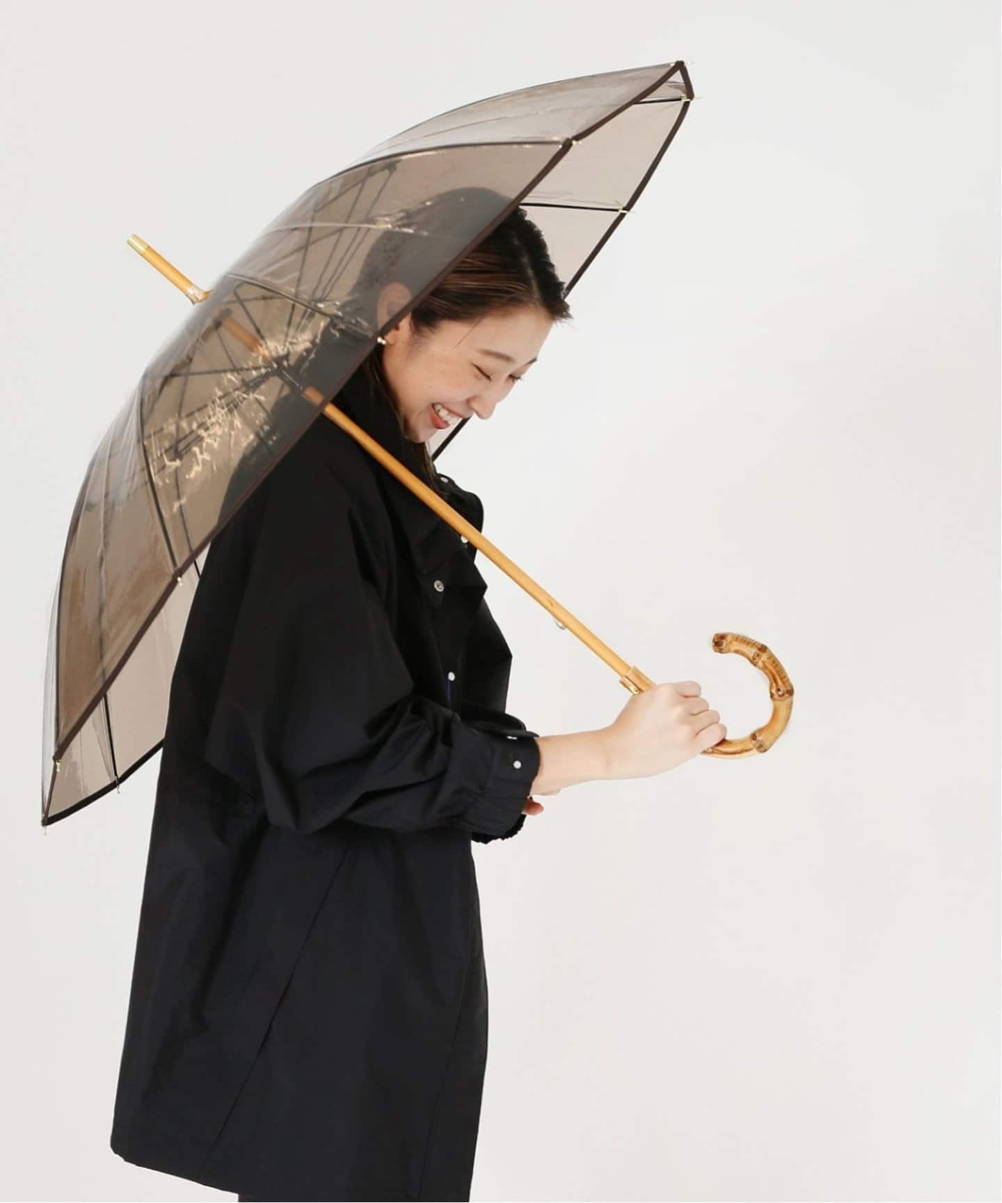 追加予約》【TRADITIONAL WEATHERWEAR】CLEAR UMBRELLA BAMBOO