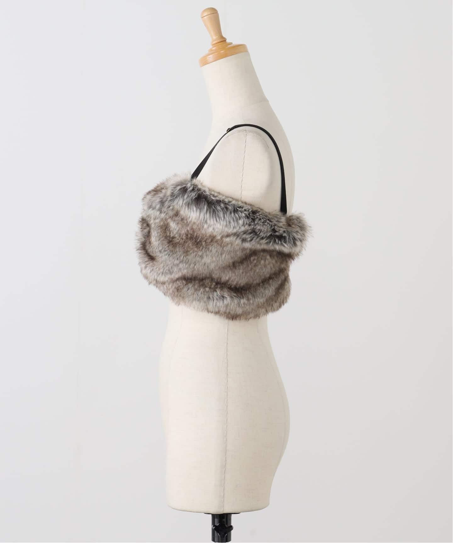 FUMIE TANAKA(フミエタナカ)】animal far bustier:ビスチェ FUMIE TANAKA(フミエタナカ)】animal far bustier:ビスチェ