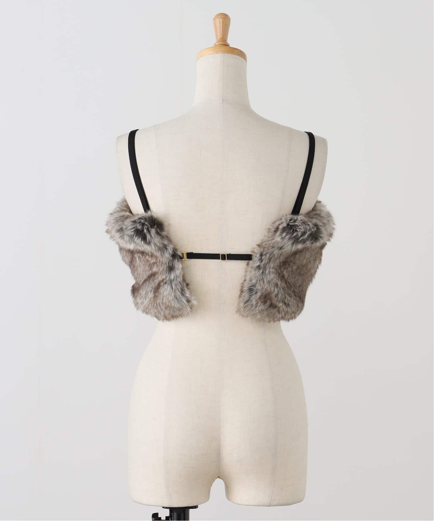 FUMIE TANAKA(フミエタナカ)】animal far bustier：ビスチェ