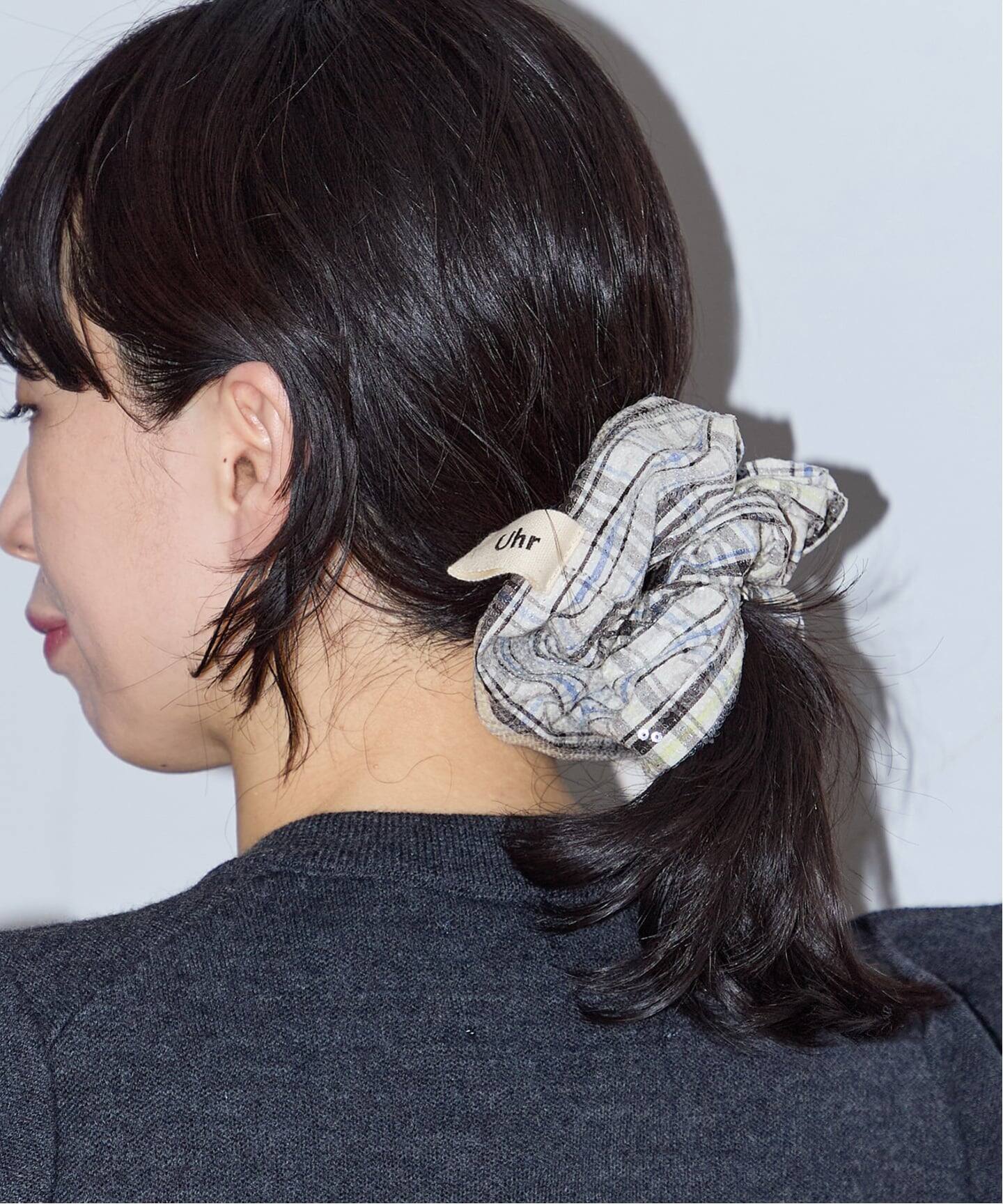 シュシュ Uhr/ウーア】FRIENDSHIP PROJECTS Plaid Spangle：シュシュ（その他
