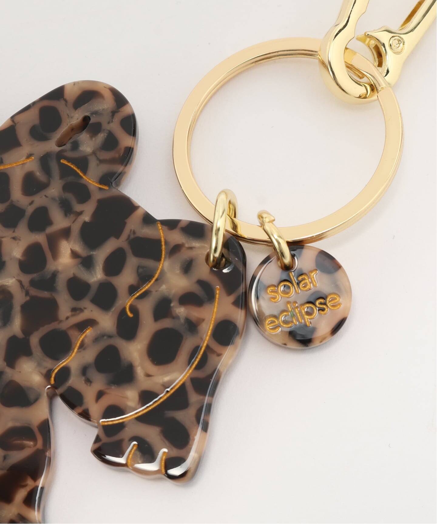 追加2》【Solar Eclipse】Leopard Bag Charm + Keycha：キーチャーム