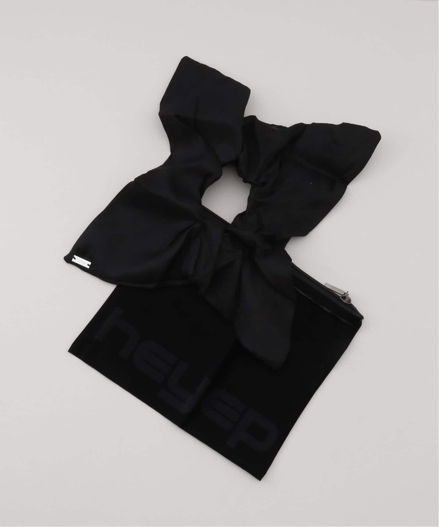 HEYEP/ヘイップ】 Silk Square Medium Scrunchie（ヘア