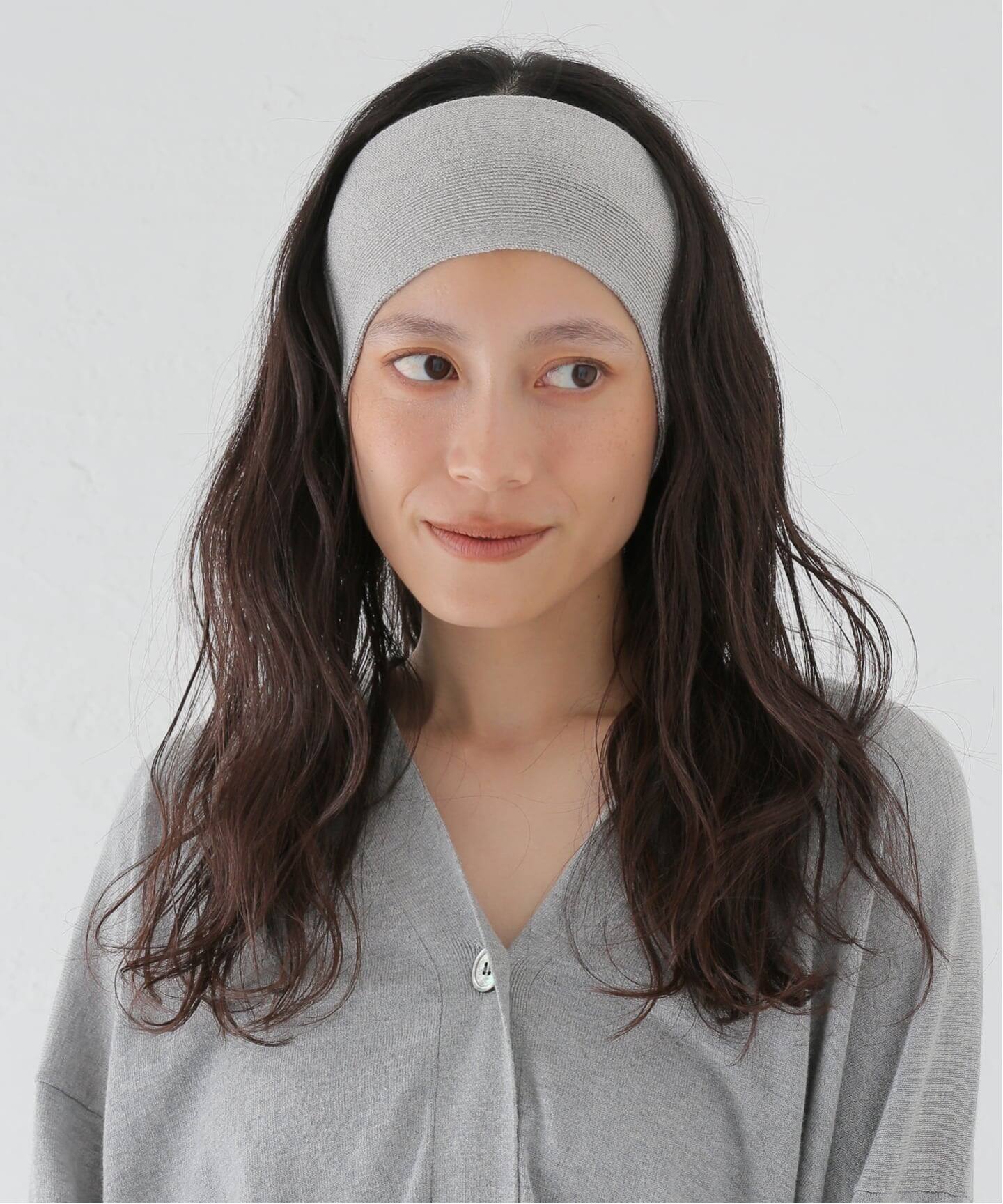 heyep ヘアバンド　グレー heyep(ヘイップ)Silk Hair Band(シルク ヘアバンド) ヘア