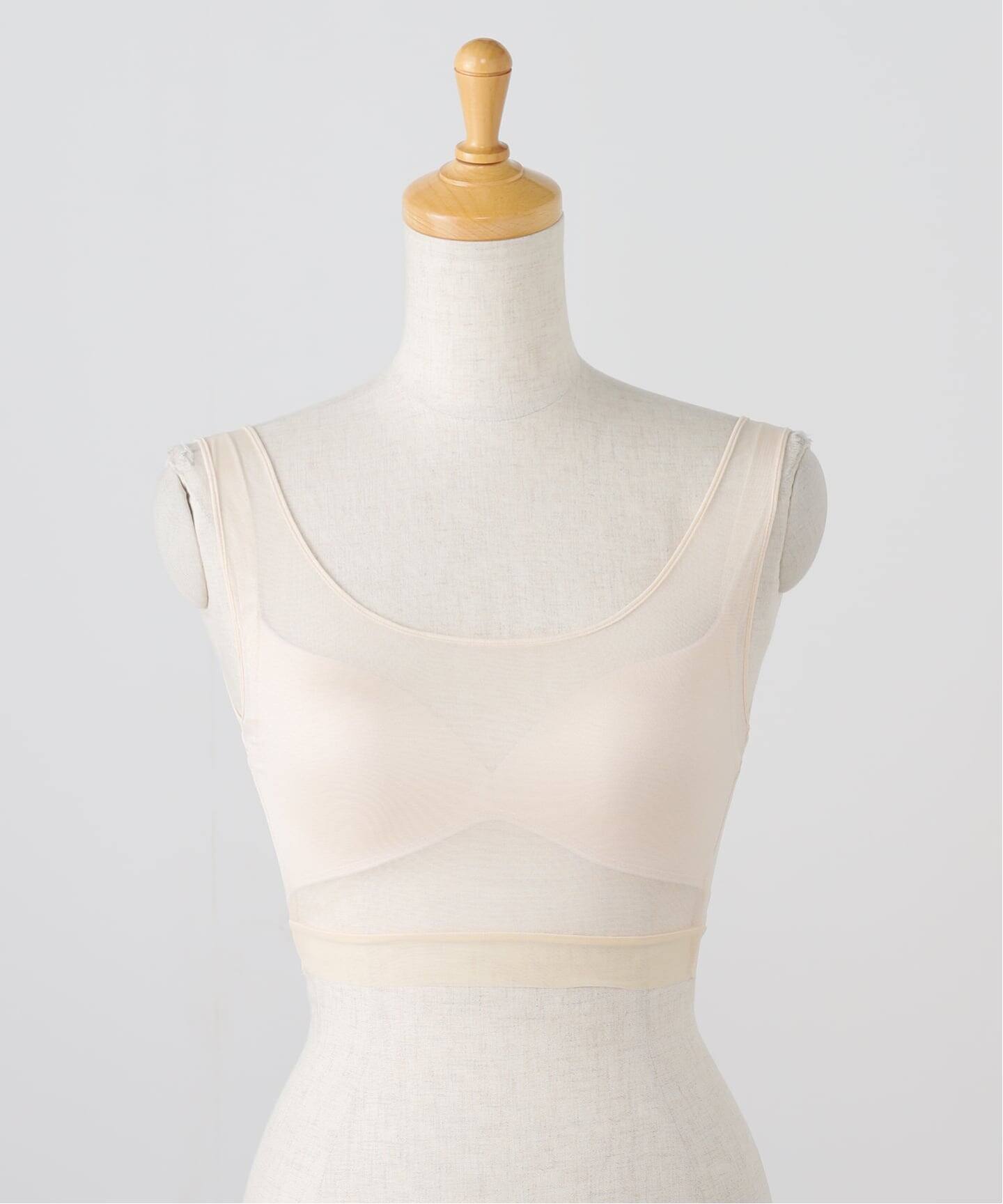 NICENICE MOMENT / ナイスナイスモーメント】MESH BRA TANK（カップ