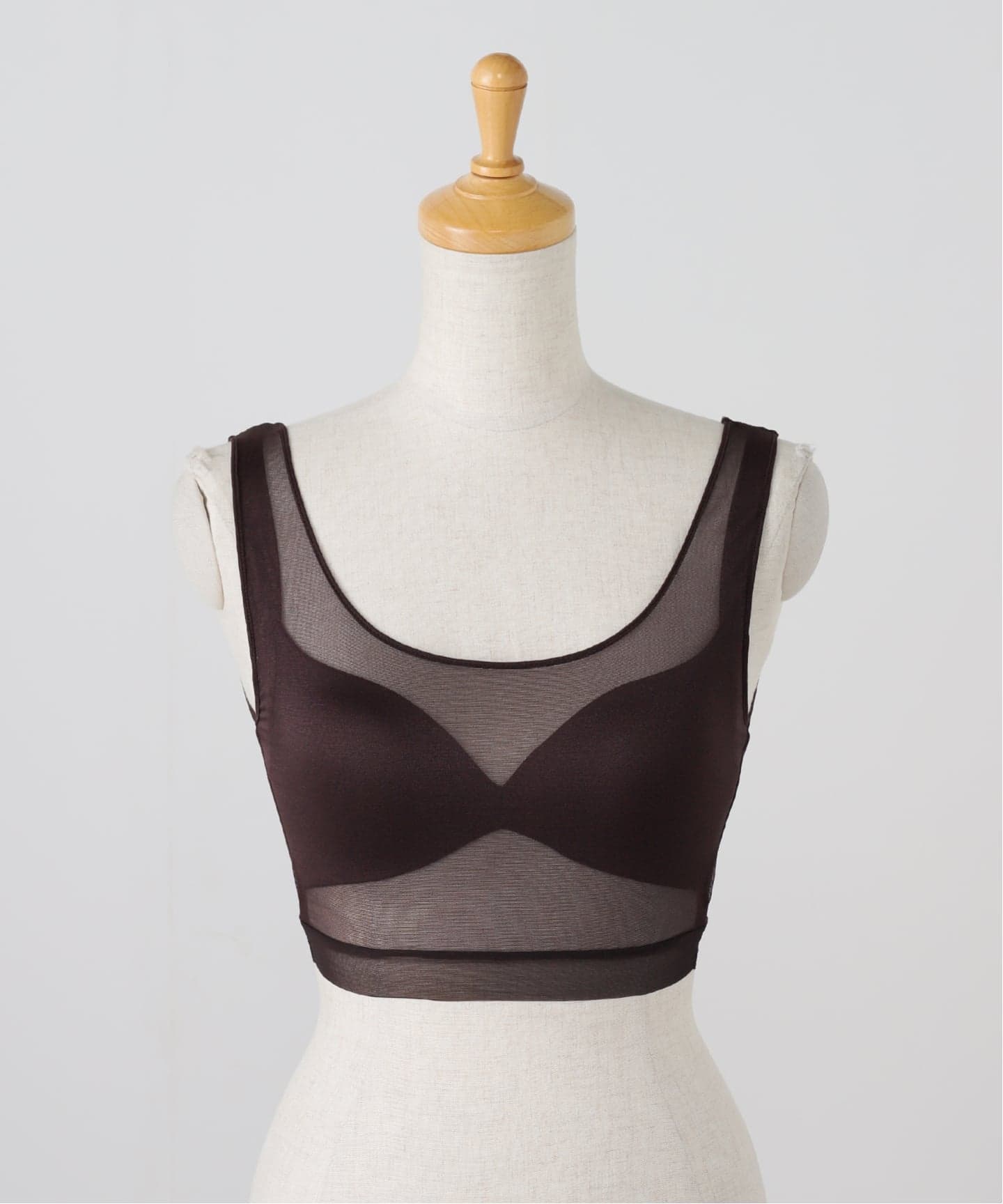 NICENICE MOMENT / ナイスナイスモーメント】MESH BRA TANK（カップ
