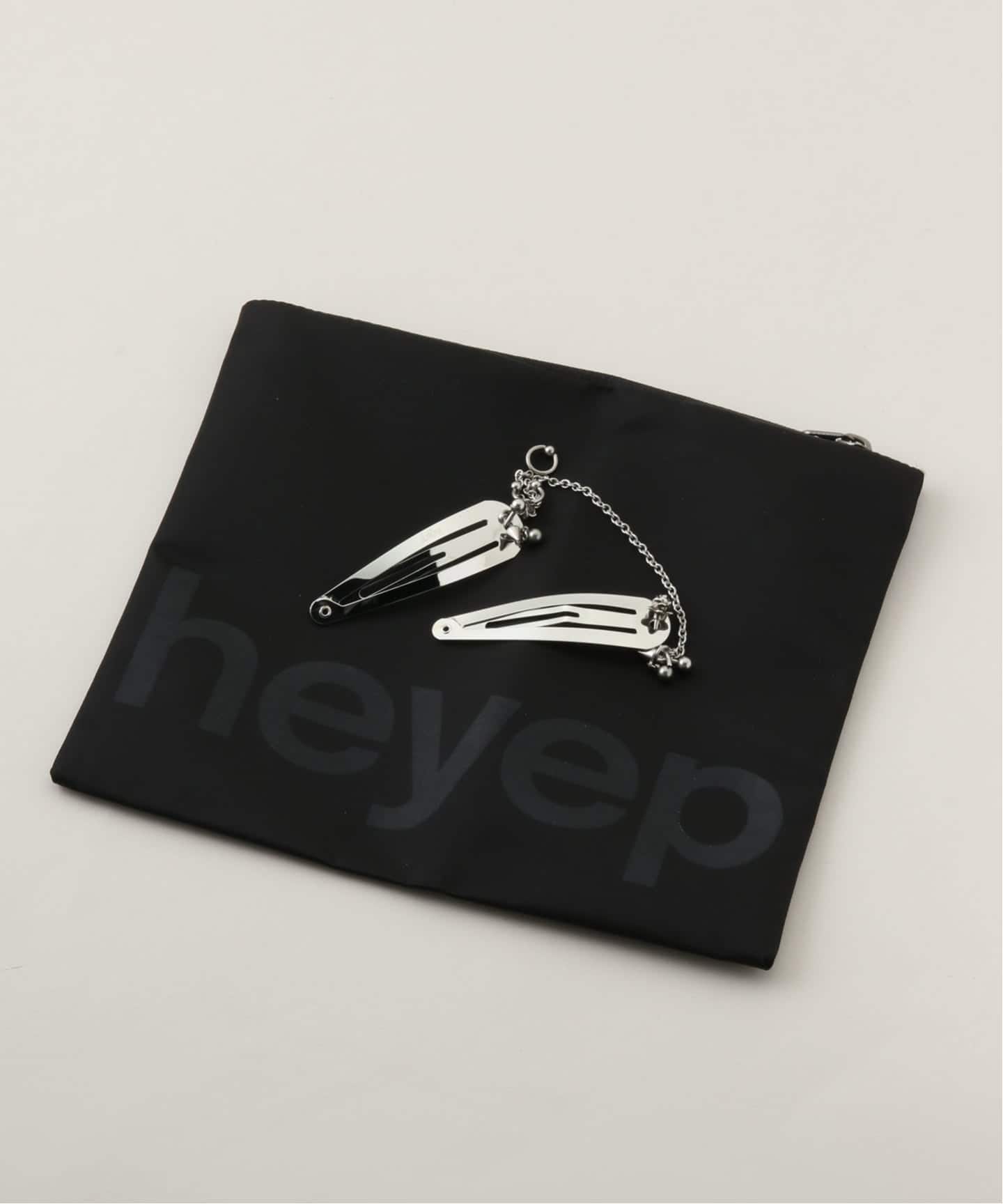 HEYEP/ヘイップ】 ROSE&MINI PIERCING HAIR CLIP（ヘアアクセサリー