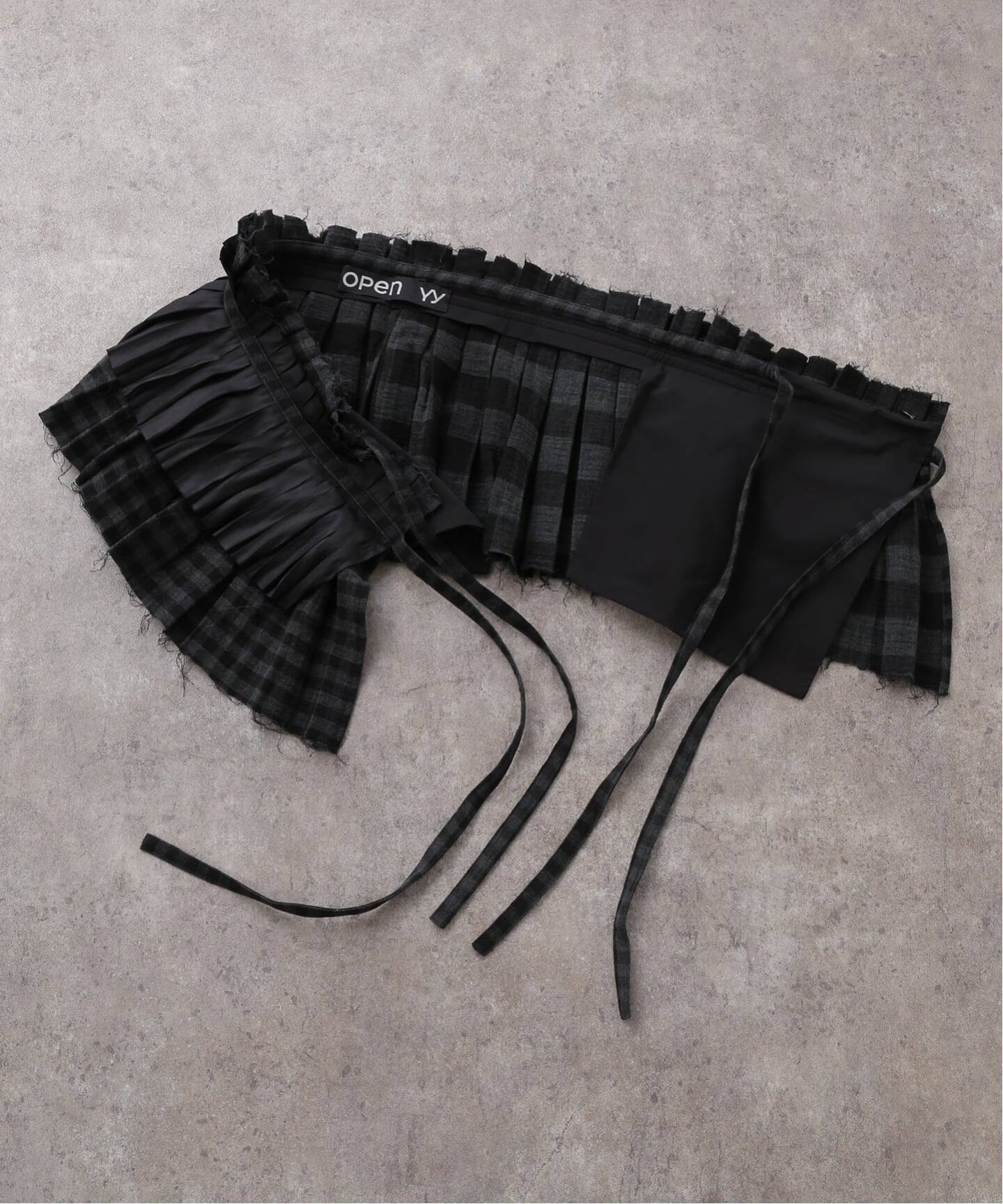 ベルト OPEN YY PLEATS LAYERED POUCH BELT 5BSA041 OPEN YY