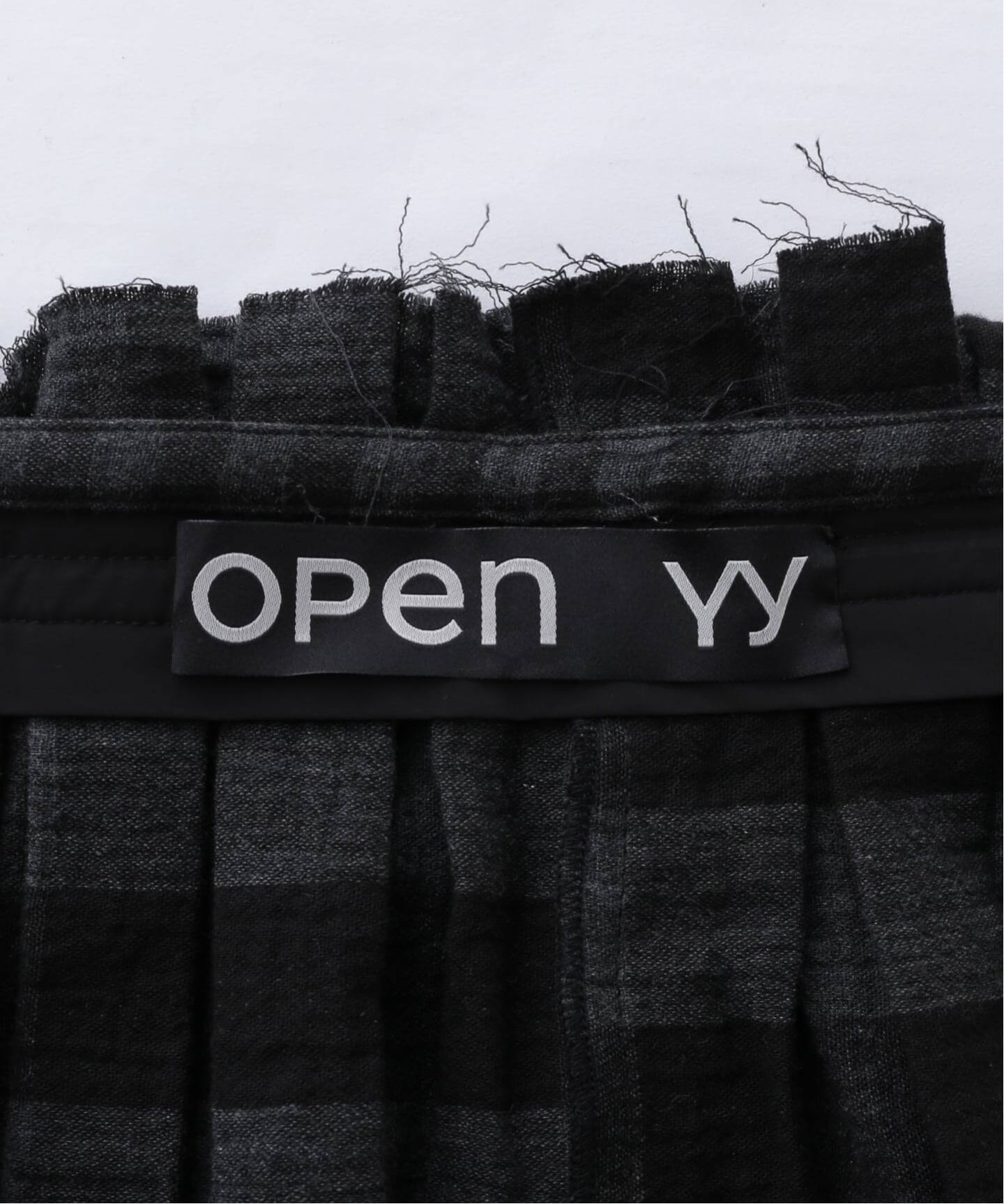 OPEN YY / オープンワイワイ】 PLEATS LAYERED POCKET BELT
