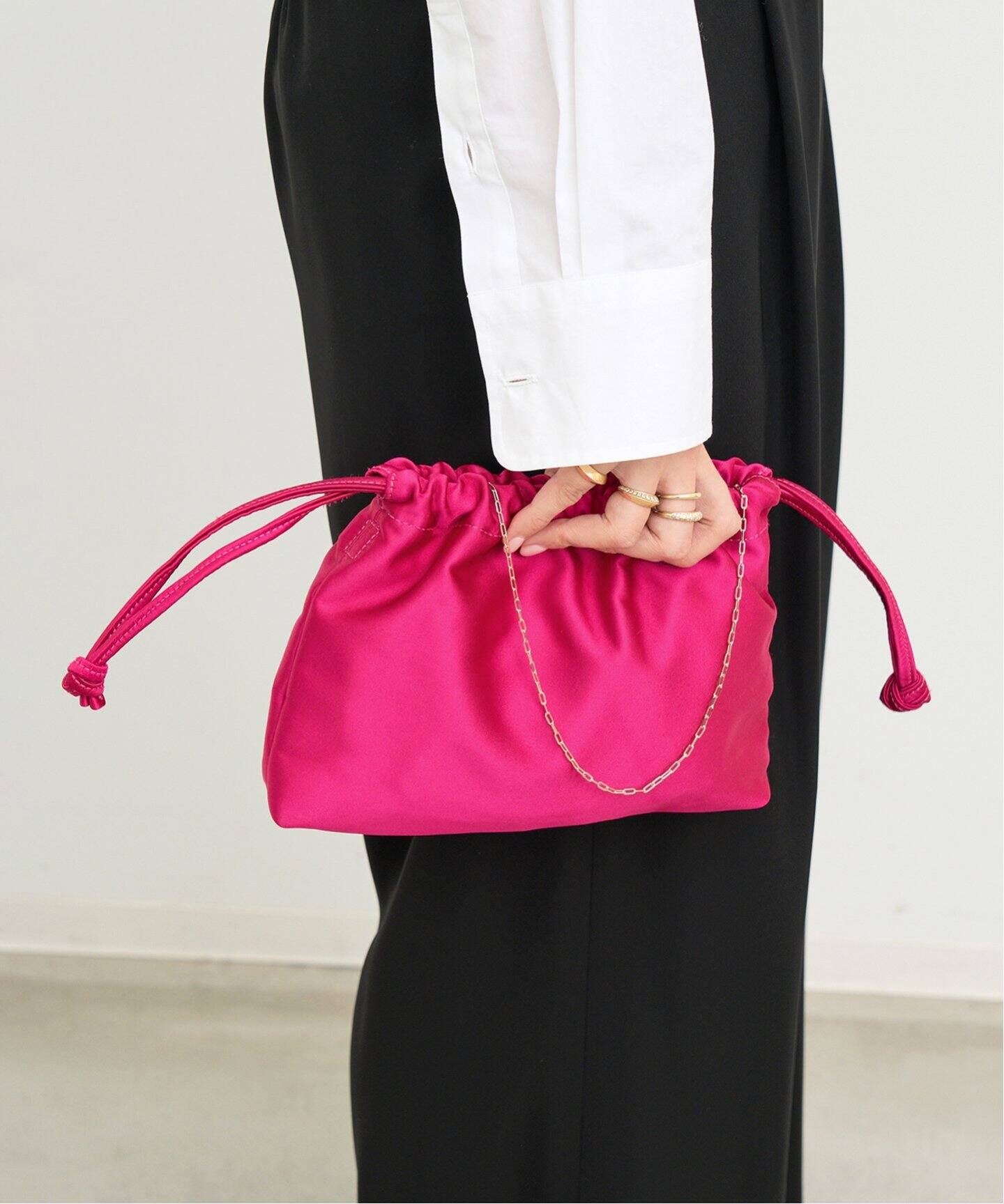 CELERI SATIN MINI POUCH（その他バッグ）｜Deuxieme Classe  