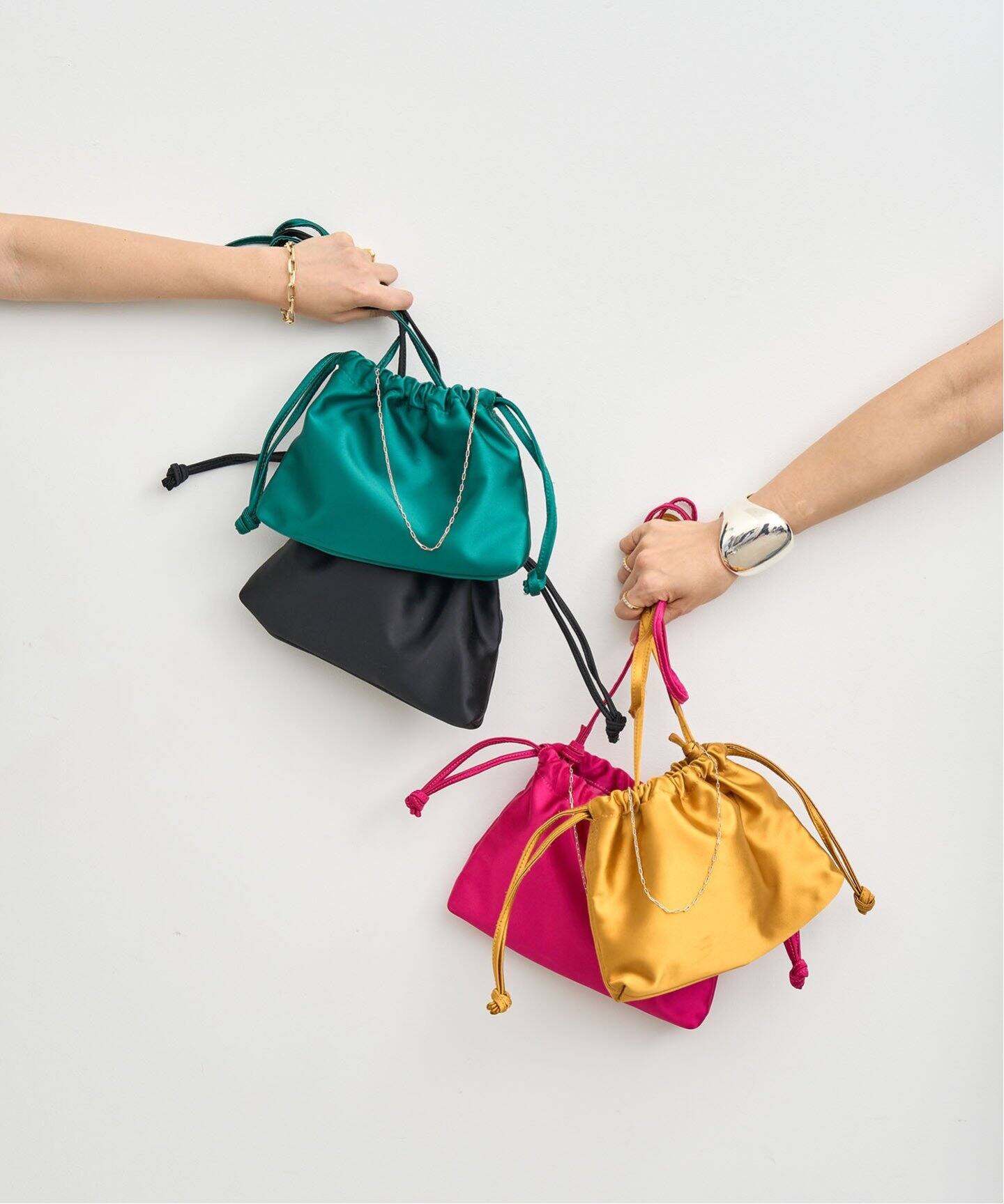 CELERI SATIN MINI POUCH（その他バッグ）｜Deuxieme Classe  