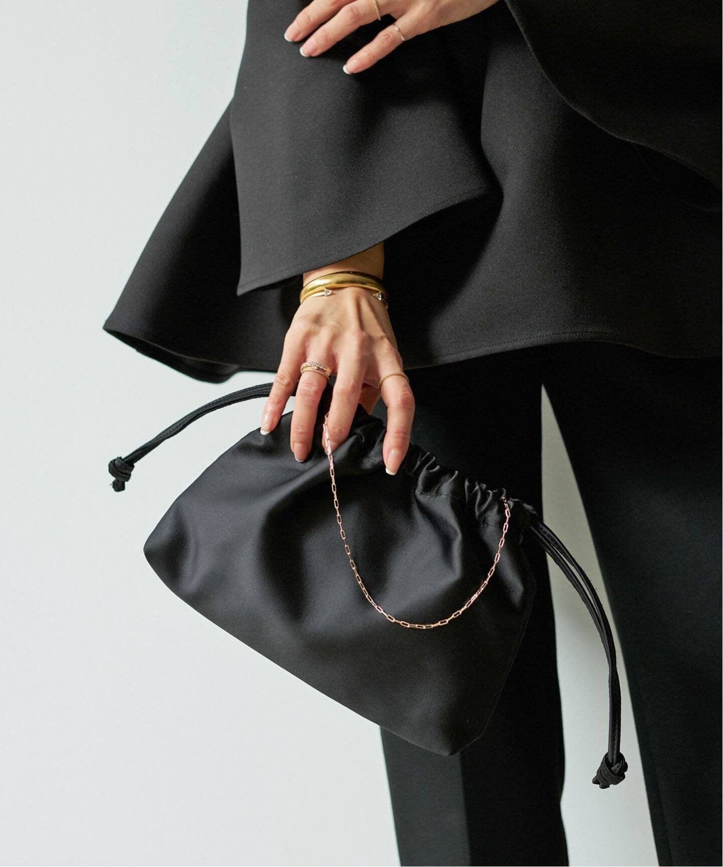 CELERI SATIN MINI POUCH（その他バッグ）｜Deuxieme Classe  