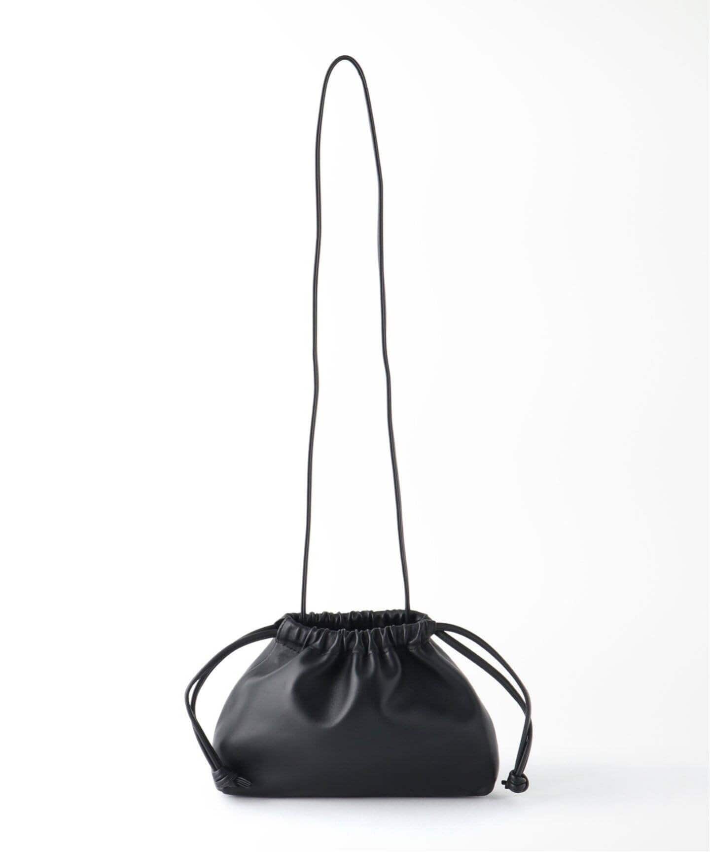 【新品未使用】DeuxiemeClasse セルリ ポーチ黒 CELERI/セルリ】レザーポーチ（ショルダーバッグ）｜CELERI