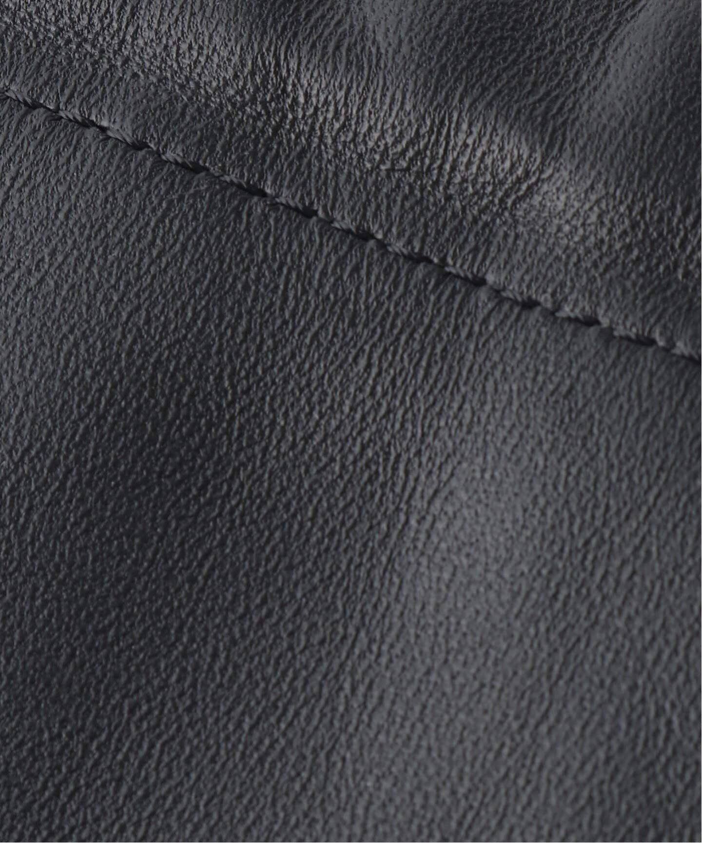 【新品未使用】DeuxiemeClasse セルリ ポーチ黒 CELERI/セルリ】レザーポーチ（ショルダーバッグ）｜Deuxieme