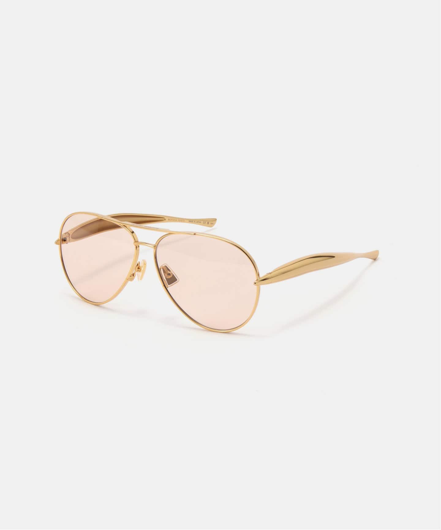 [ BOTTEGA VENETA ] アビエーターサングラス BOTTEGA VENETA EYEWEAR アビエイタースタイル トータスシェル