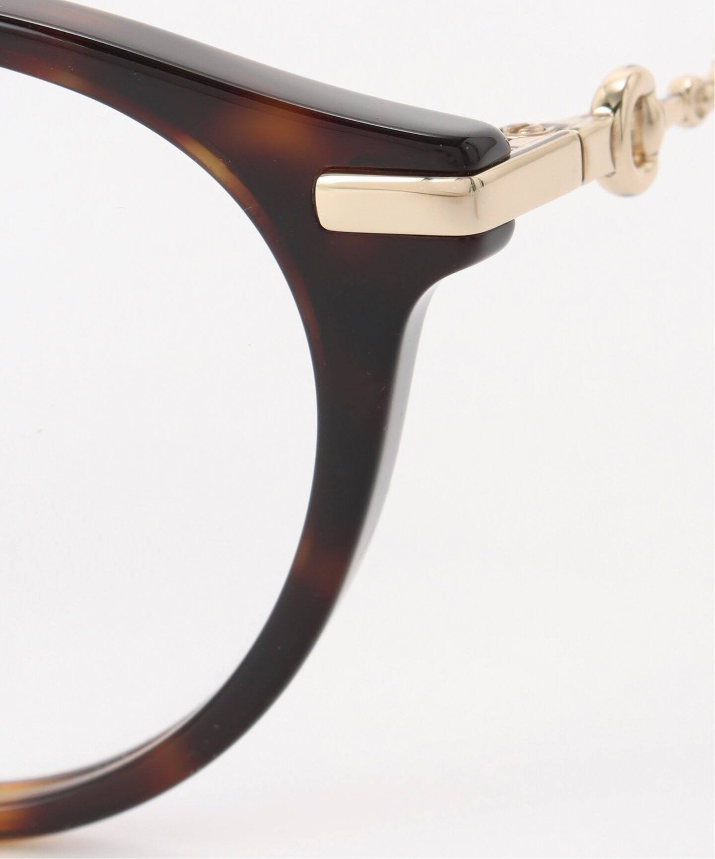 グッチ　眼鏡ドゥーズイエムクラス新品未使用 GUCCI/グッチ】SIDE HORSE BIT ROUND メガネ（メガネ）｜MUSE de