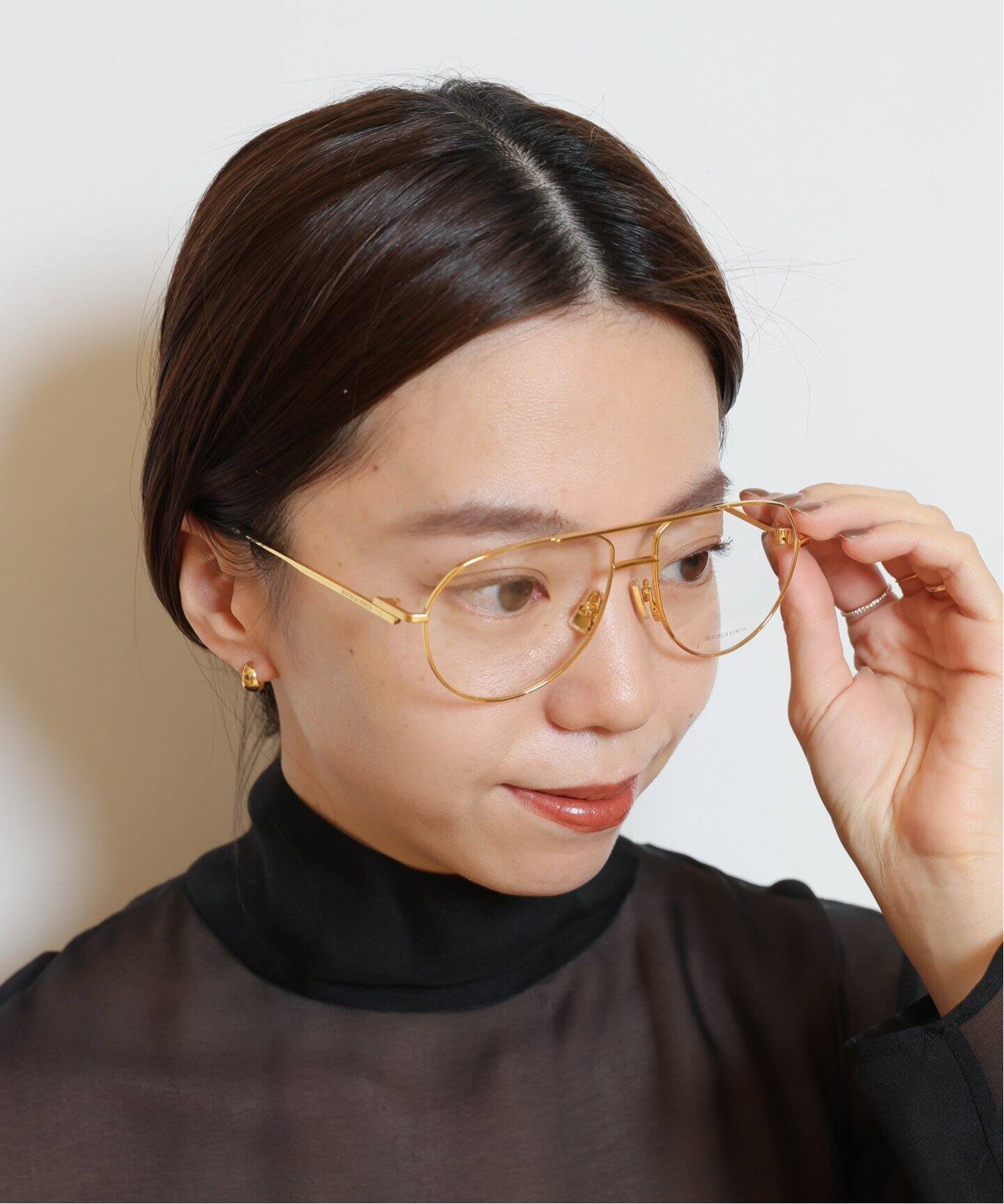 BOTTEGA VENETA/ボッテガ ヴェネタ】 TEARDROP FLAME メガネ（メガネ 
