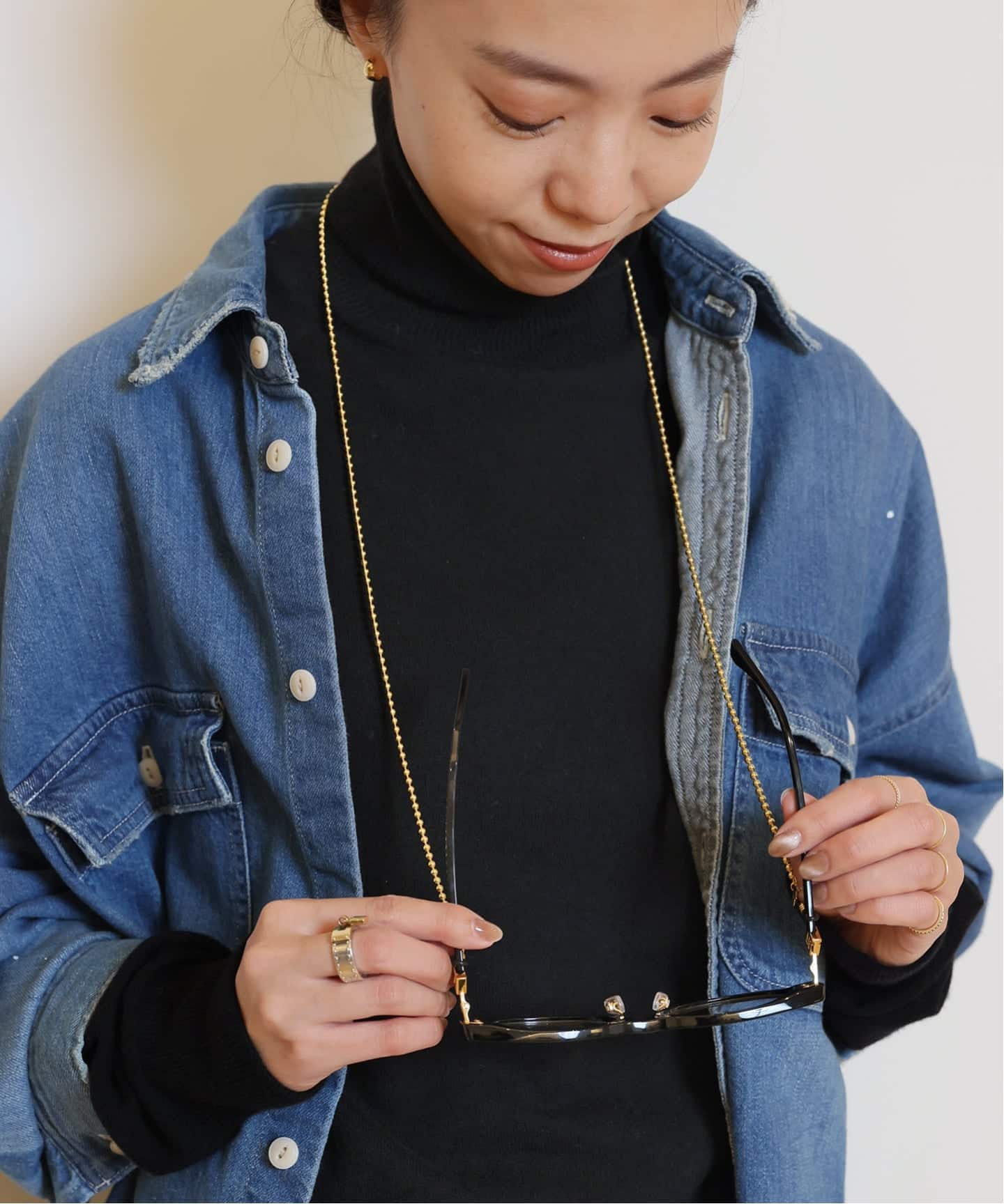 HANDLY APPARELS/ハンドリー アパレルズ】ball メガネチェーン