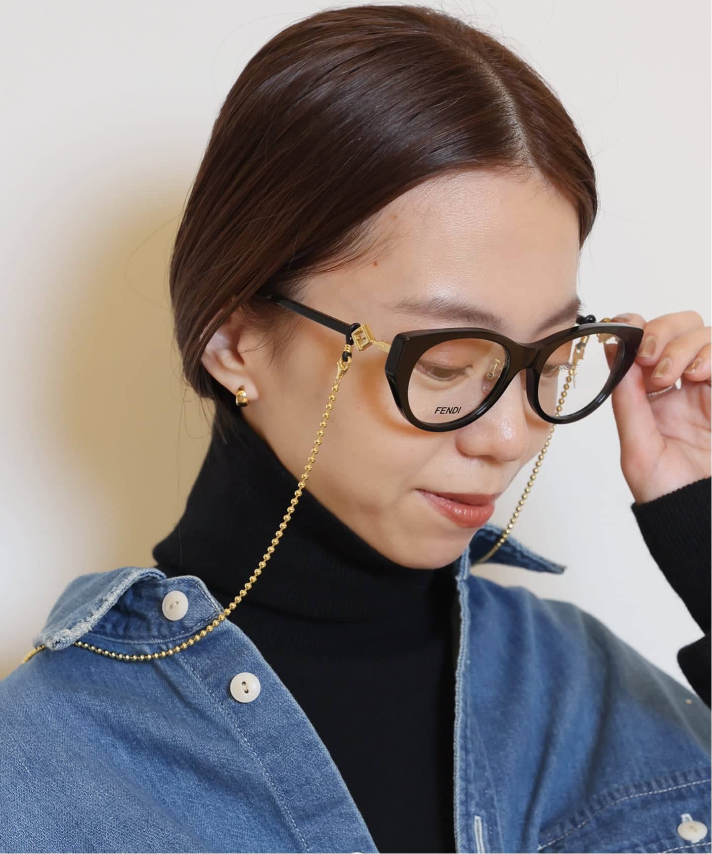 MUSE de ドゥーズィエムクラス 2014AW MUSE オーバーサイズコート チェスター ネイビー アパルトモン MUSE de Deuxieme Classe デニム