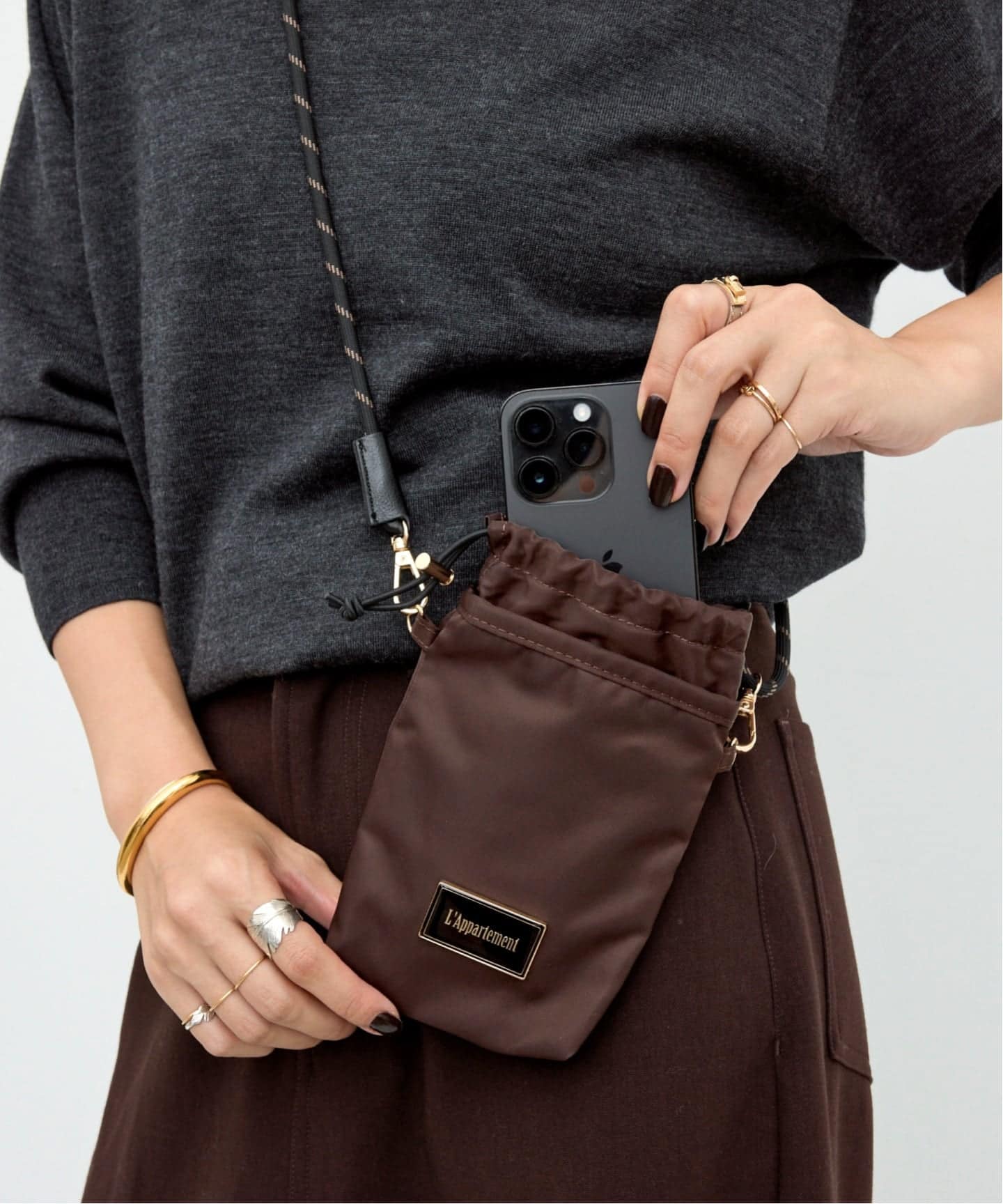 L'Appartement アパルトモン　PHONE POUCH フォンポーチ PHONE POUCH（その他ファッション小物）｜L'Appartement（アパルトモン