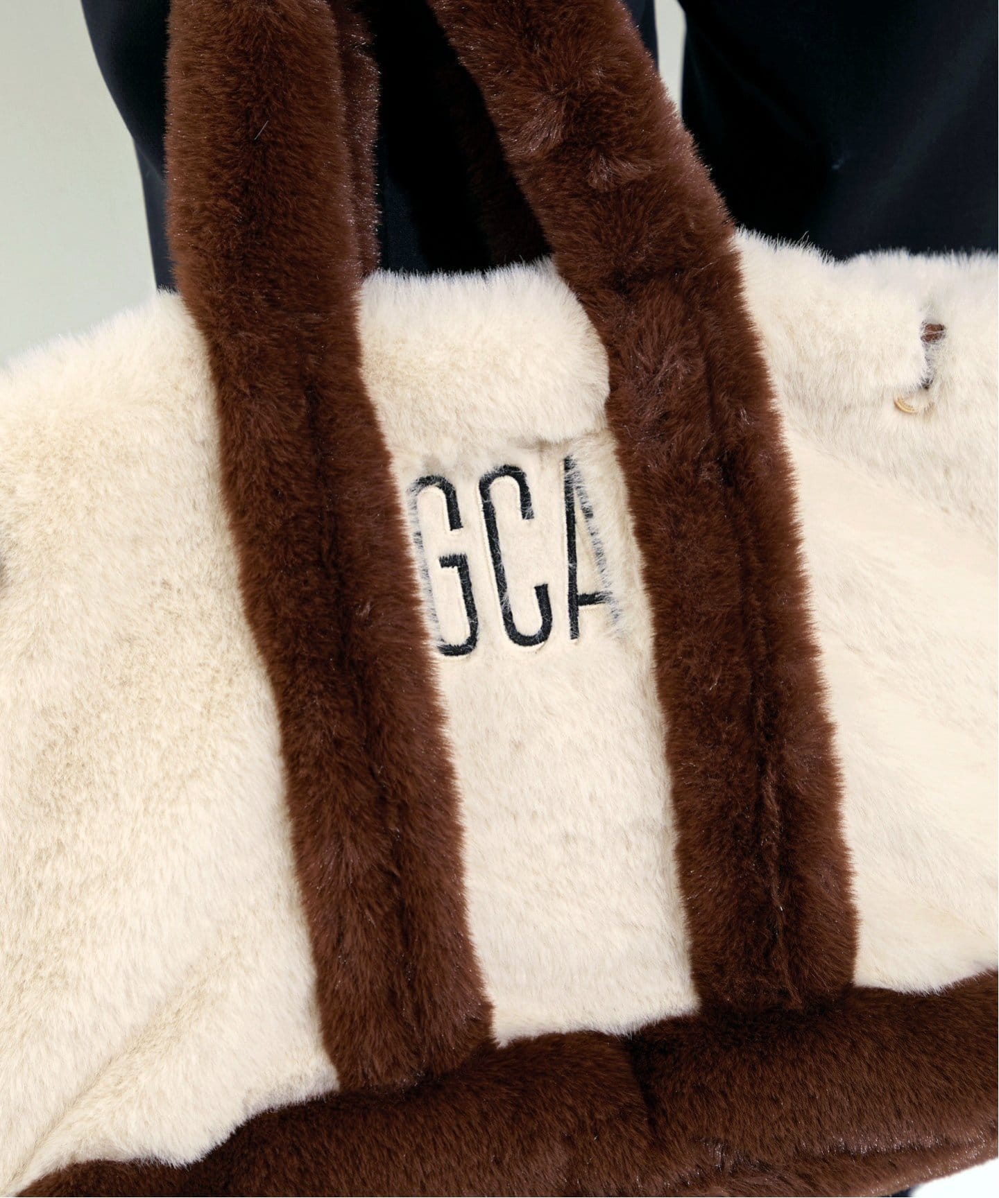 GOOD GRIEF!/グッド グリーフ】 GCA EMB FAUX FUR TOTE BAG