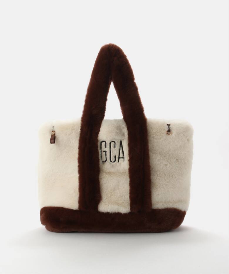 GOOD GRIEF!/グッド グリーフ】 GCA EMB FAUX FUR TOTE BAG（トート 