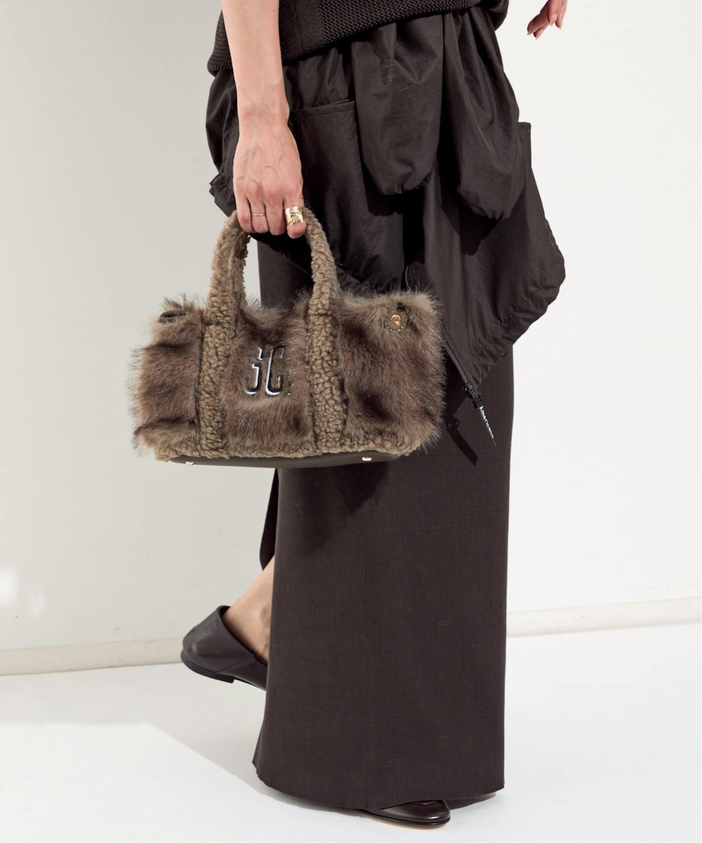 予約》【GOOD GRIEF!/グッド グリーフ】 GCA EMB FAUX FUR PINT
