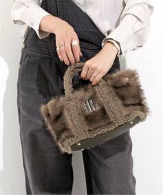 GOOD GRIEF!/グッド グリーフ】 GCA EMB FAUX FUR PINT TOTE（その他 