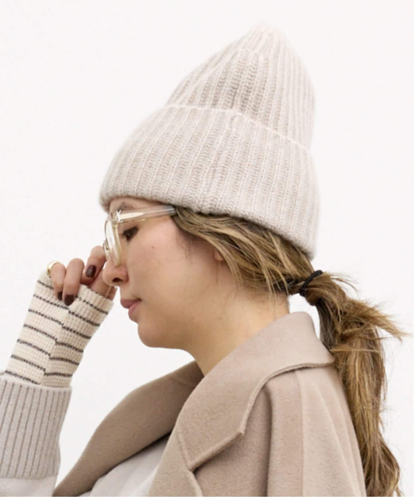 お値下げ★新品L'Appartement/volume knit cap L´Appartement Volume Knit Cap