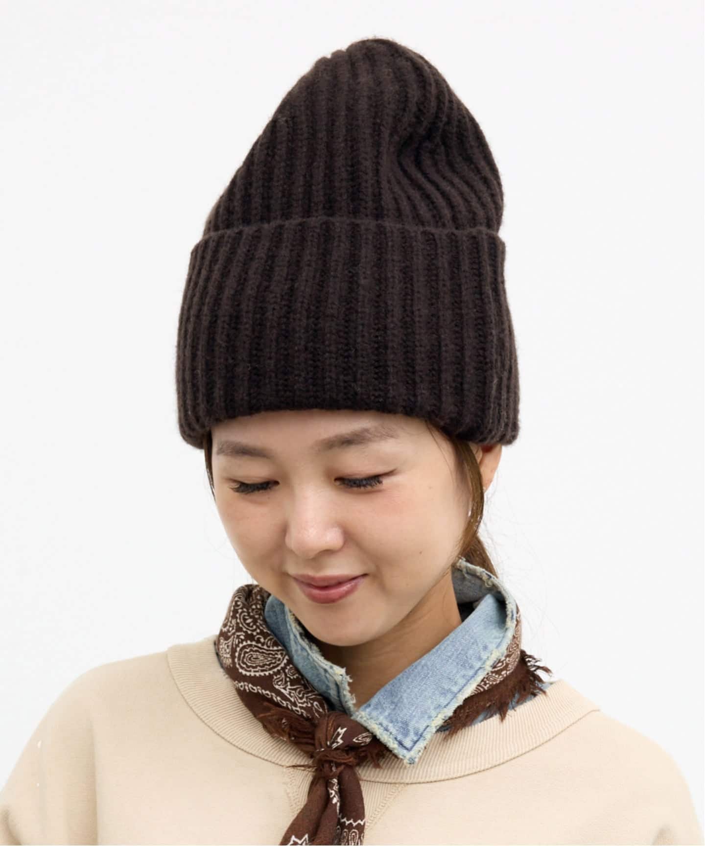 アパルトモン グレー ニットビーニー アパルトモン グレー ニットビーニー L´Appartement KNIT CAP