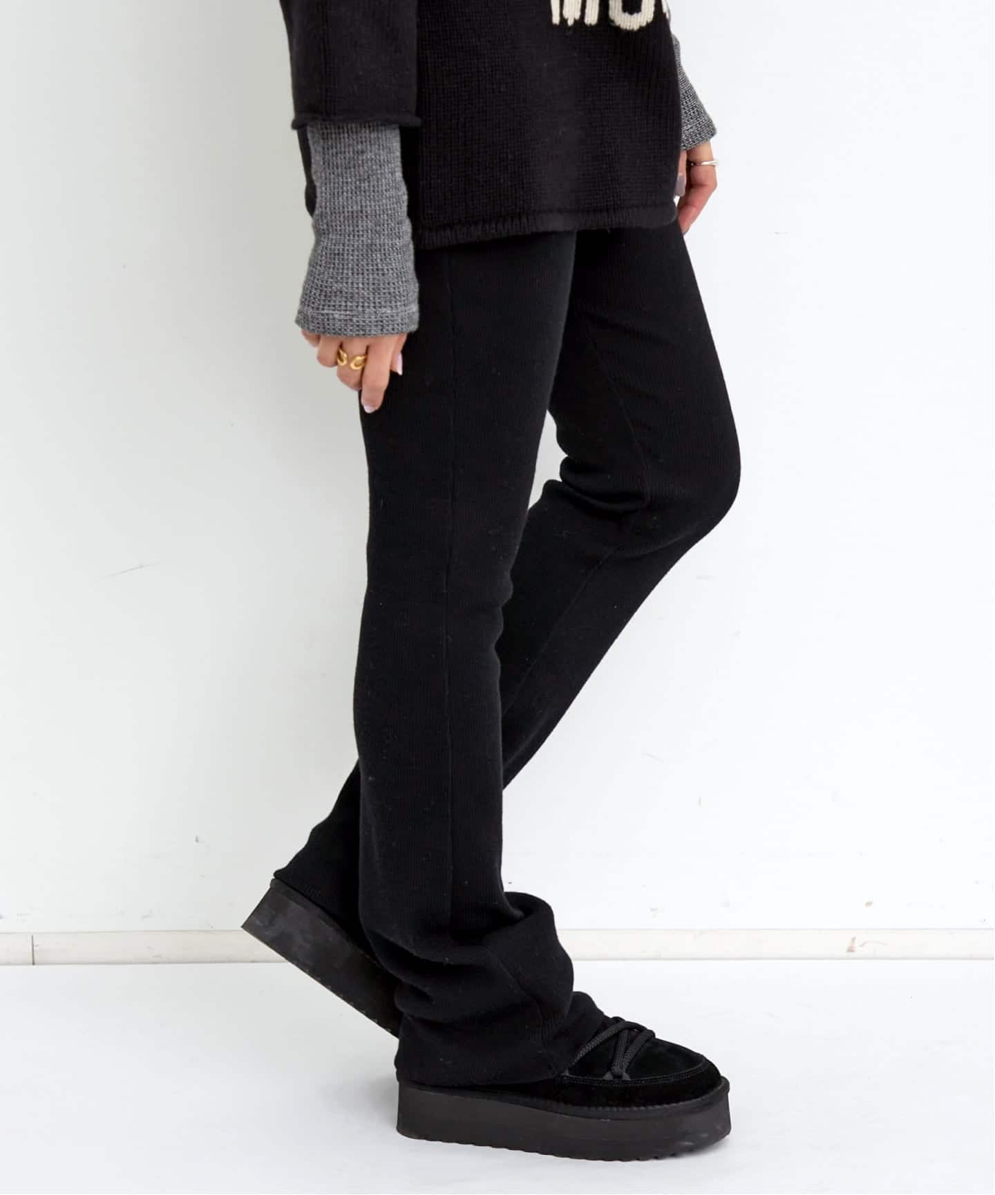 RIB KNIT LEGGINGS（レギンス・スパッツ）｜L'Appartement