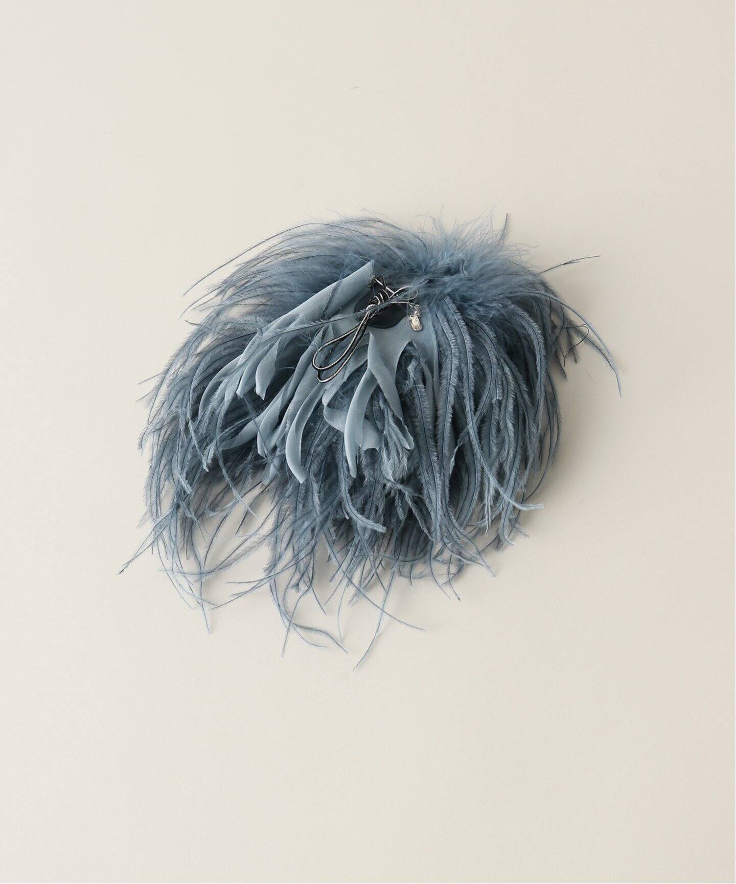 INDRESS/インドレス】 Ostrich Feather Brooch（コサージュ）｜L 