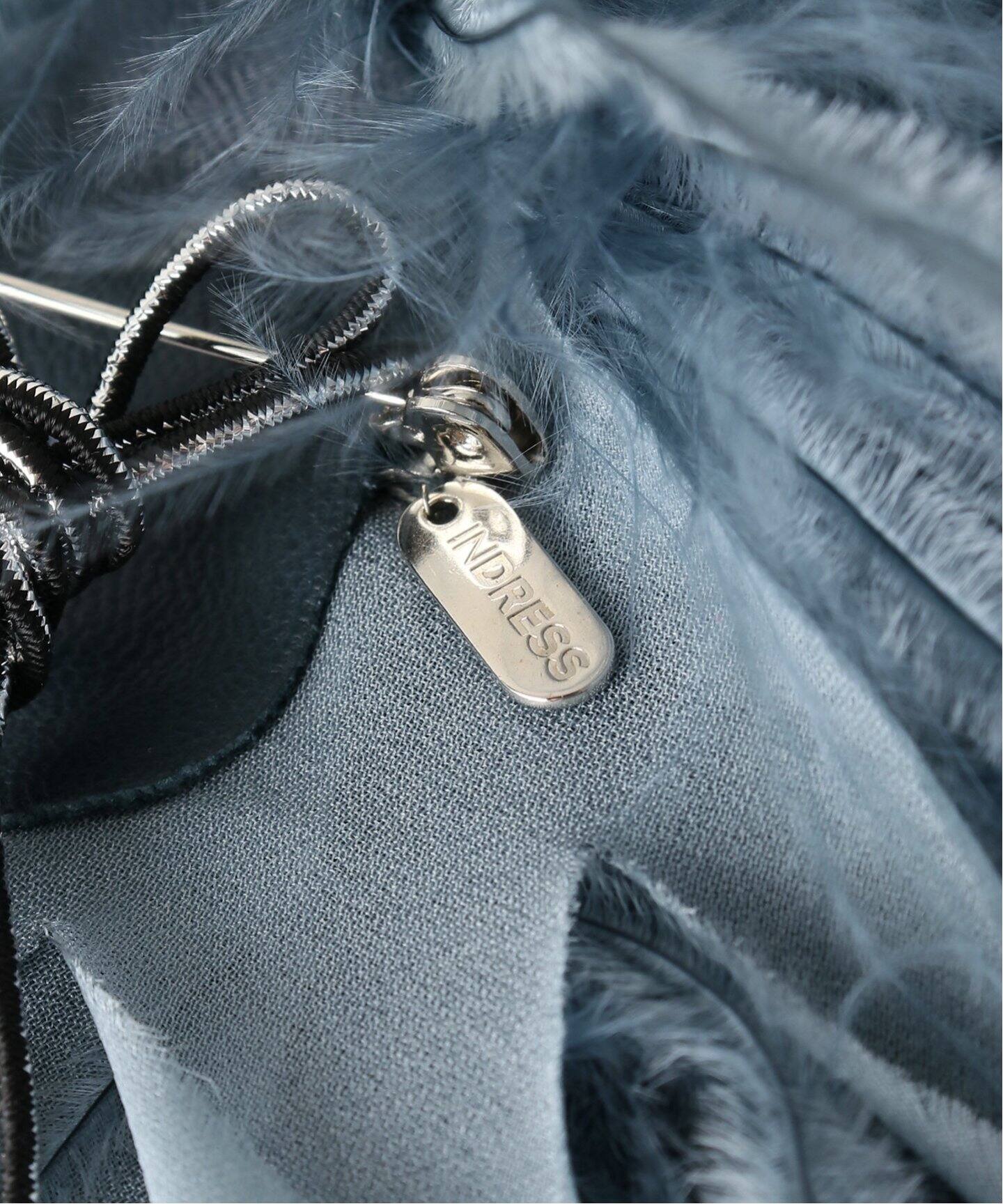 INDRESS/インドレス】 Ostrich Feather Brooch（コサージュ）｜L 