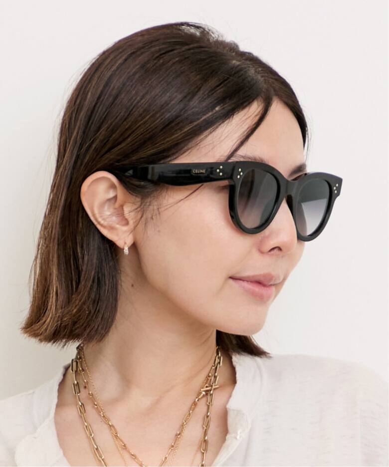 CELINE/セリーヌ】 BLACK SUNGLASS（サングラス）｜L