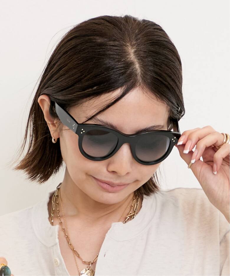 CELINE/セリーヌ】 BLACK SUNGLASS（サングラス）｜L