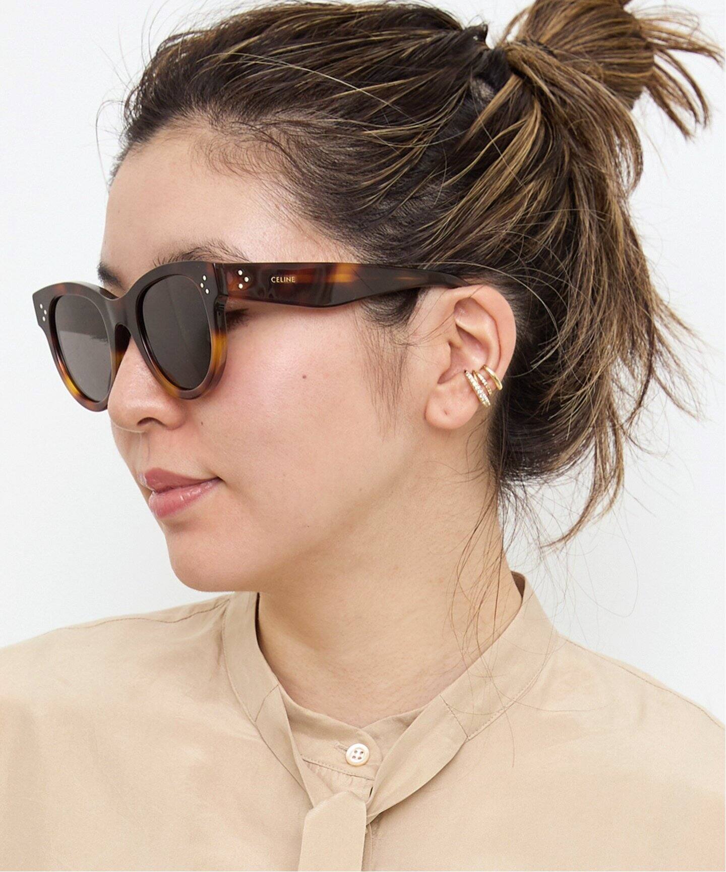 CELINE/セリーヌ】 BROWN SUNGLASS（サングラス）｜L