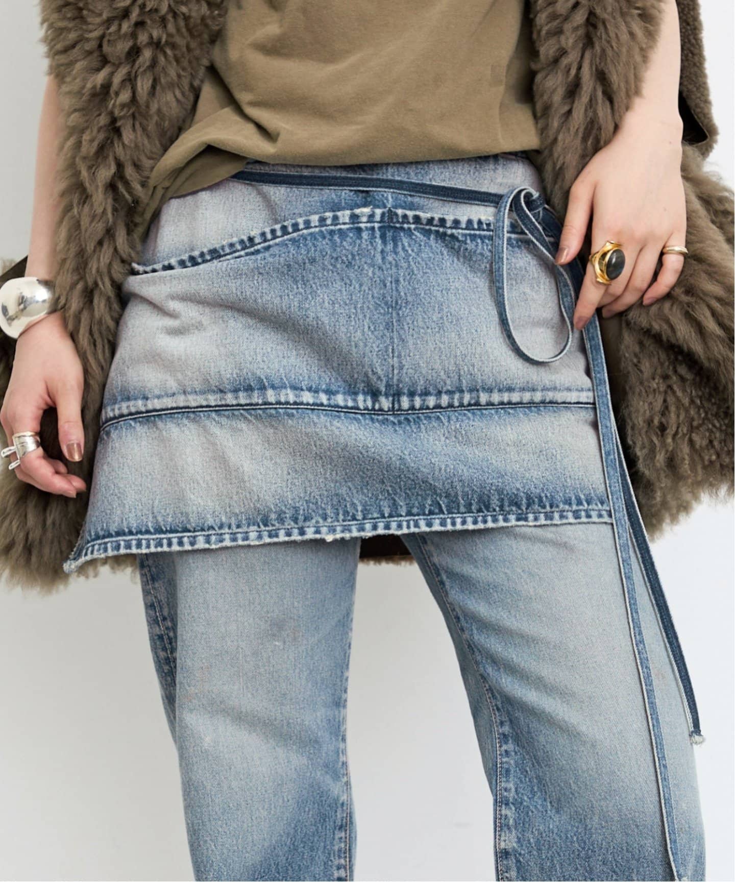 UPPER HIGHTS アッパーハイツ　 DENIM APRON UPPER HIGHTS/アッパー ハイツ】 DENIM APRON（その他