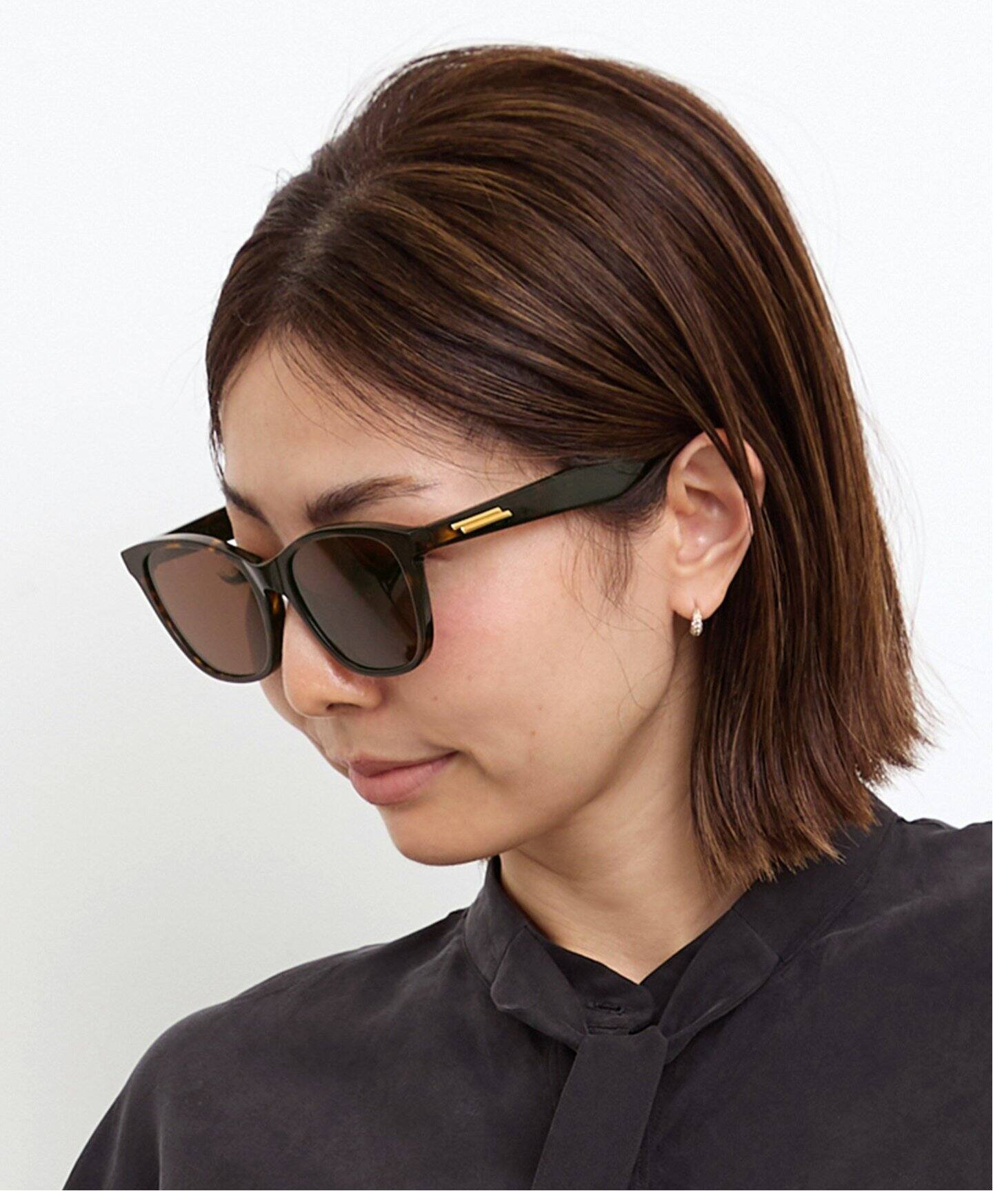 BOTTEGA VENETA/ボッテガ ヴェネタ】 BROWN SUNGLASS（サングラス）｜L 