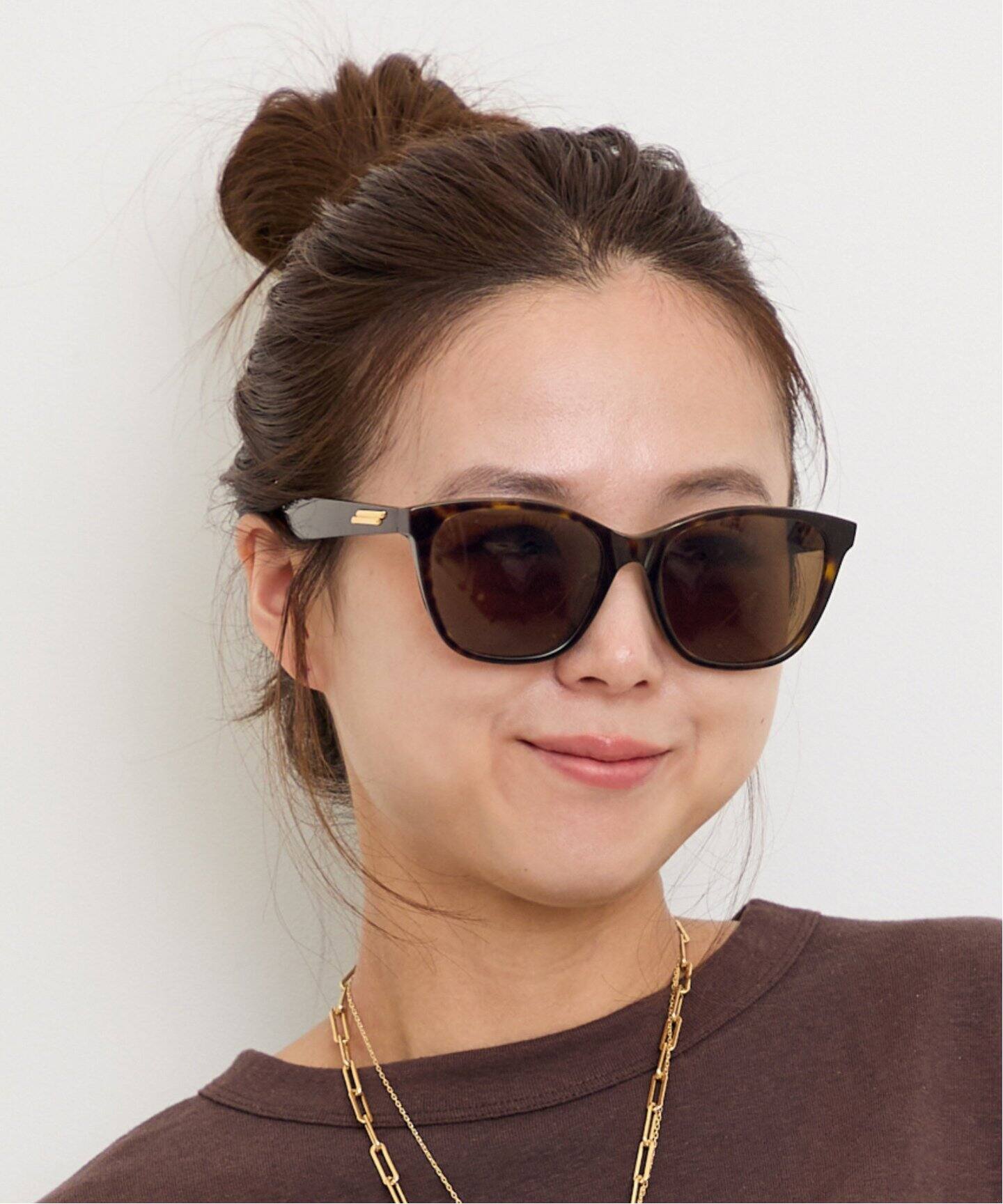 BOTTEGA VENETA/ボッテガ ヴェネタ】 BROWN SUNGLASS（サングラス）｜L 