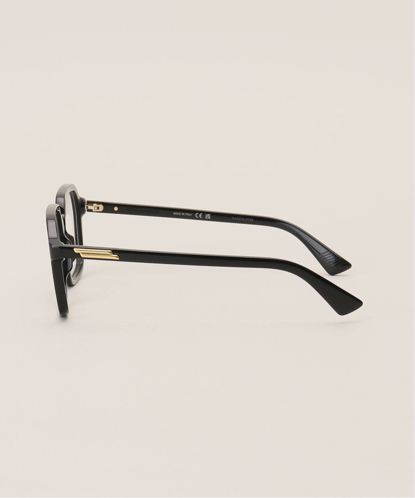 BOTTEGA VENETA/ボッテガ ヴェネタ】 BLACK FRAME GLASS（メガネ）｜L 