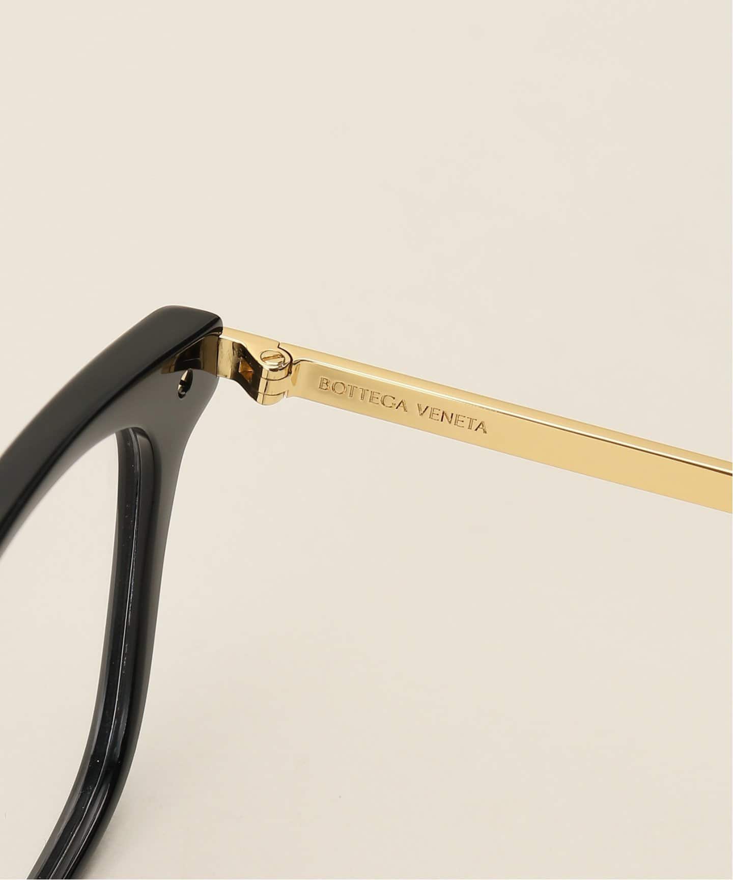 BOTTEGA VENETA/ボッテガ ヴェネタ】 BLACK GOLD FRAME GLASS