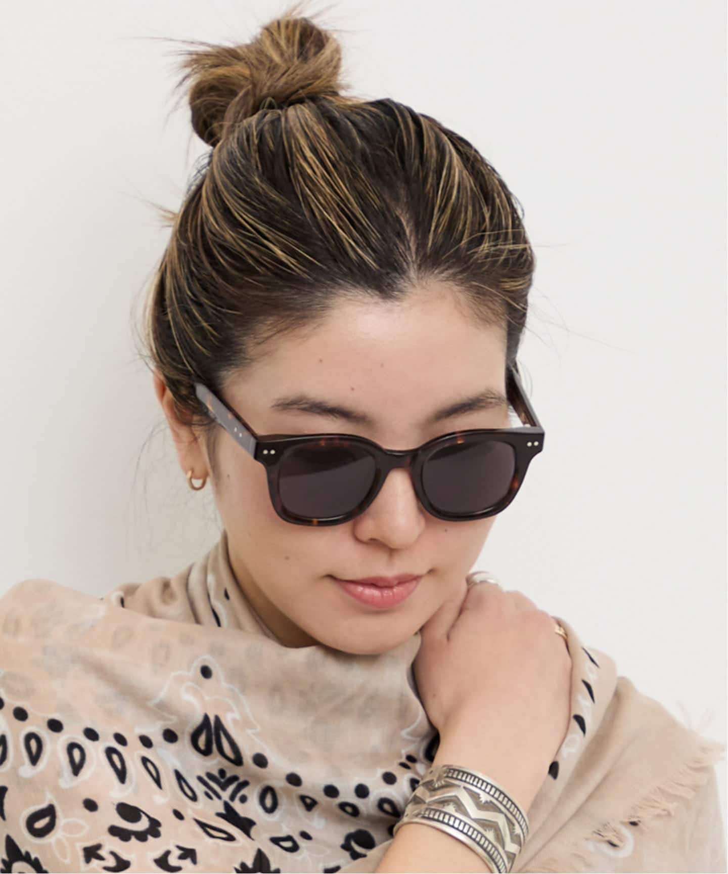 PETER AND MAY/ピーター アンド メイ】 BROWN SUNGLASSES（サングラス