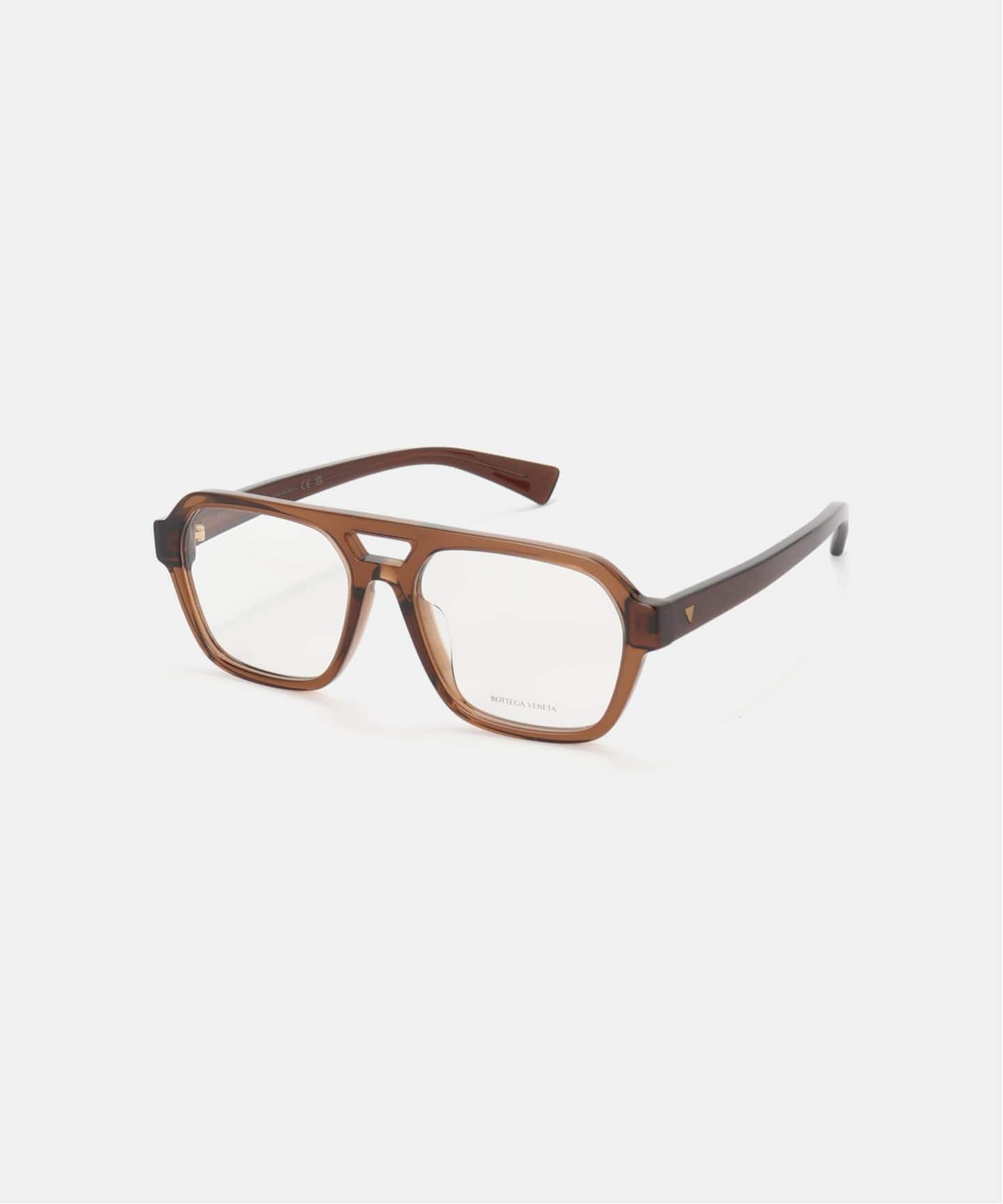 BOTTEGA VENETA（ボッテガヴェネタ）　老眼鏡 BOTTEGA VENETA/ボッテガ ヴェネタ】 TRANSPARENT BROWN GLASSES