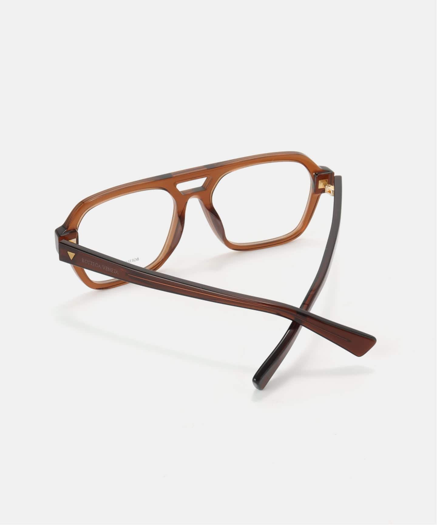BOTTEGA VENETA/ボッテガ ヴェネタ】 TRANSPARENT BROWN GLASSES
