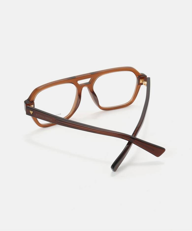 BOTTEGA VENETA/ボッテガ ヴェネタ】 TRANSPARENT BROWN GLASSES 