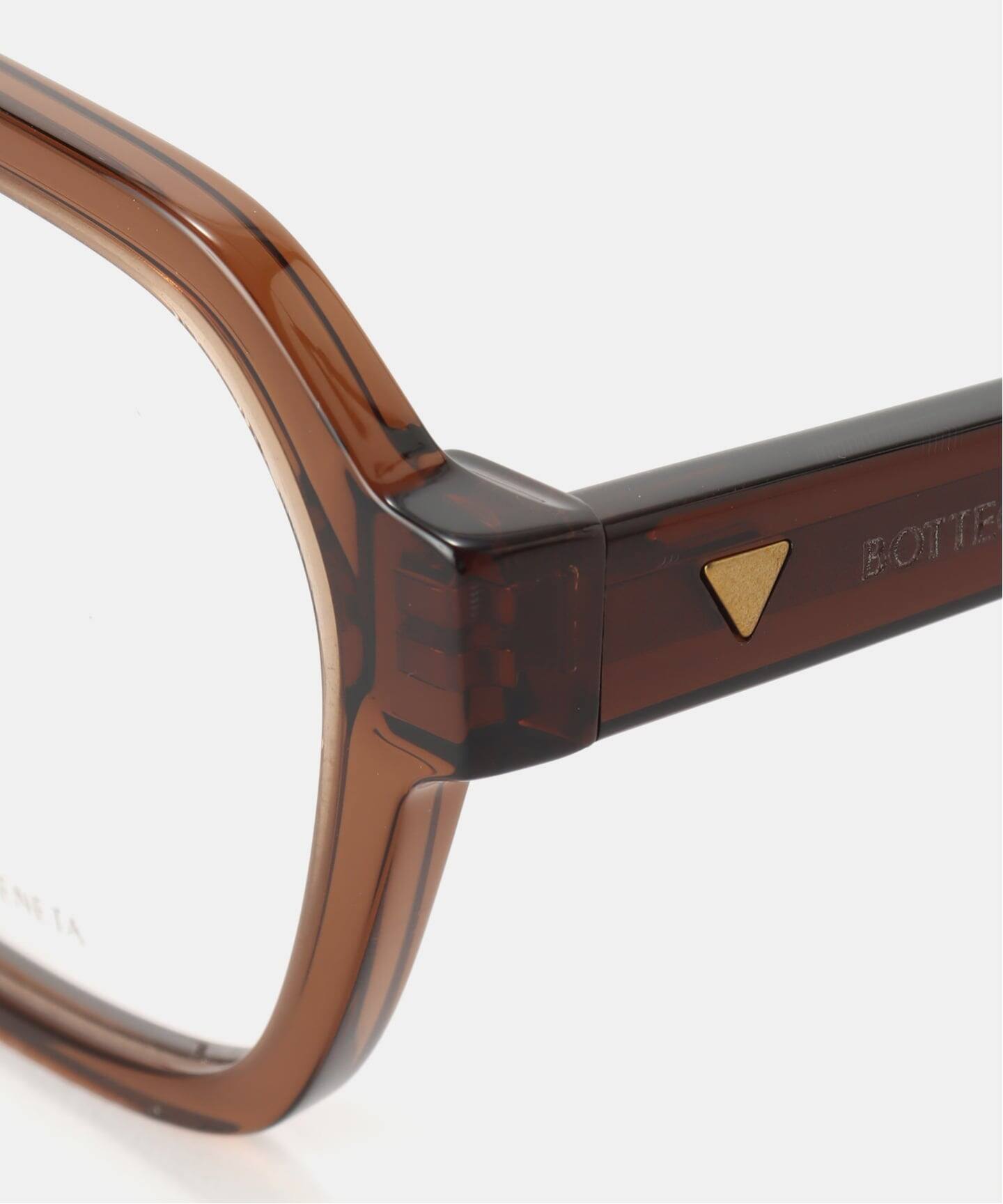 BOTTEGA VENETA/ボッテガ ヴェネタ】 TRANSPARENT BROWN GLASSES