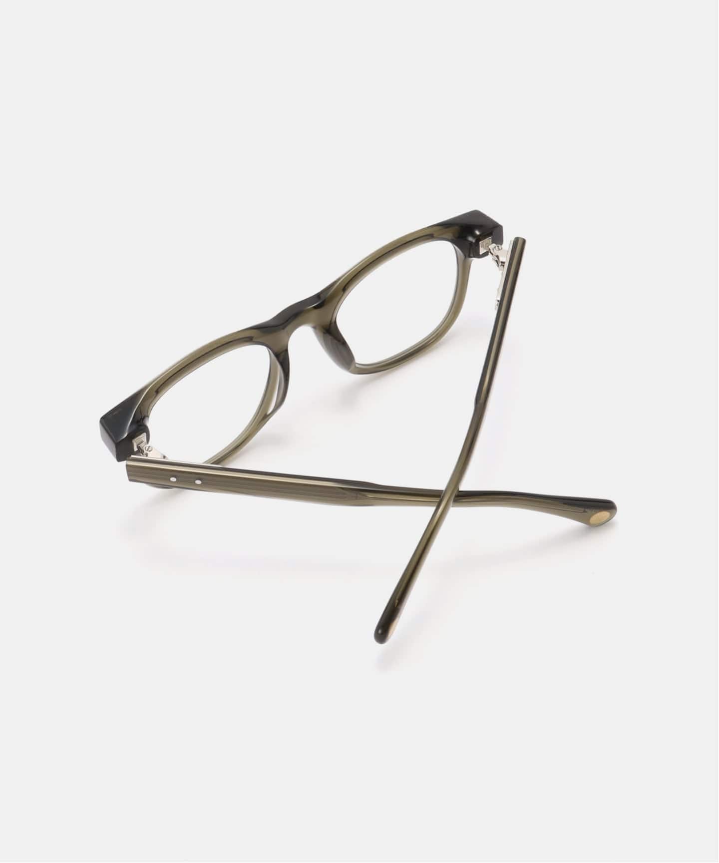 PETER AND MAY/ピーター アンド メイ】 KHAKI ROUND GLASSES（メガネ