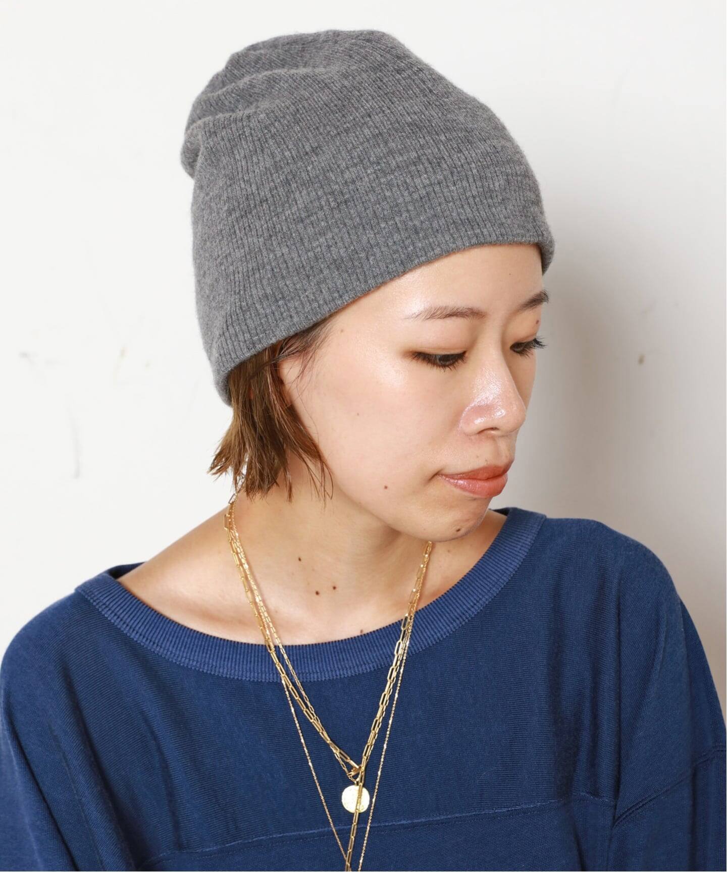 AP STUDIO エーピーストゥディオ/ウールカシミヤニットビーニー ウールカシミヤニットビーニー（ニットキャップ/ビーニー）｜AP
